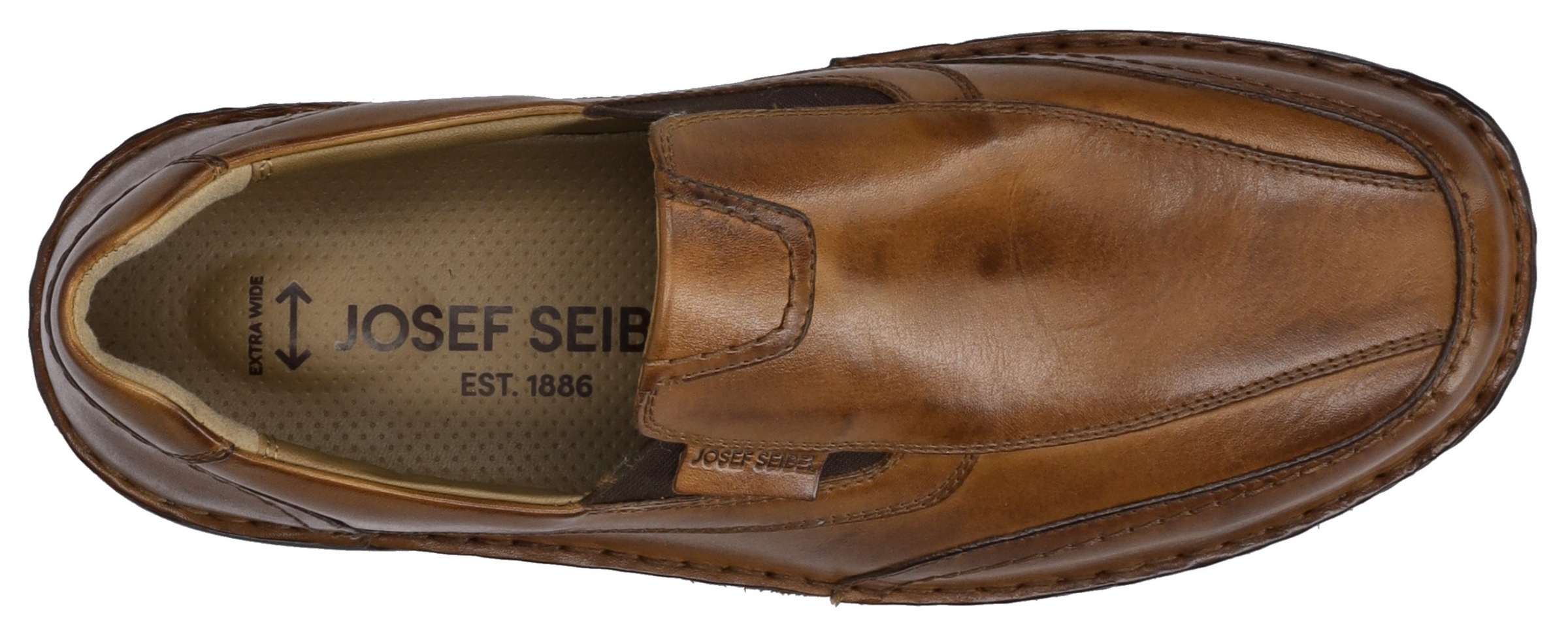 Josef Seibel Slipper »New Anvers 67«, Freizeitschuh, Halbschuh, Komfortschuh mit Wechselfussbett