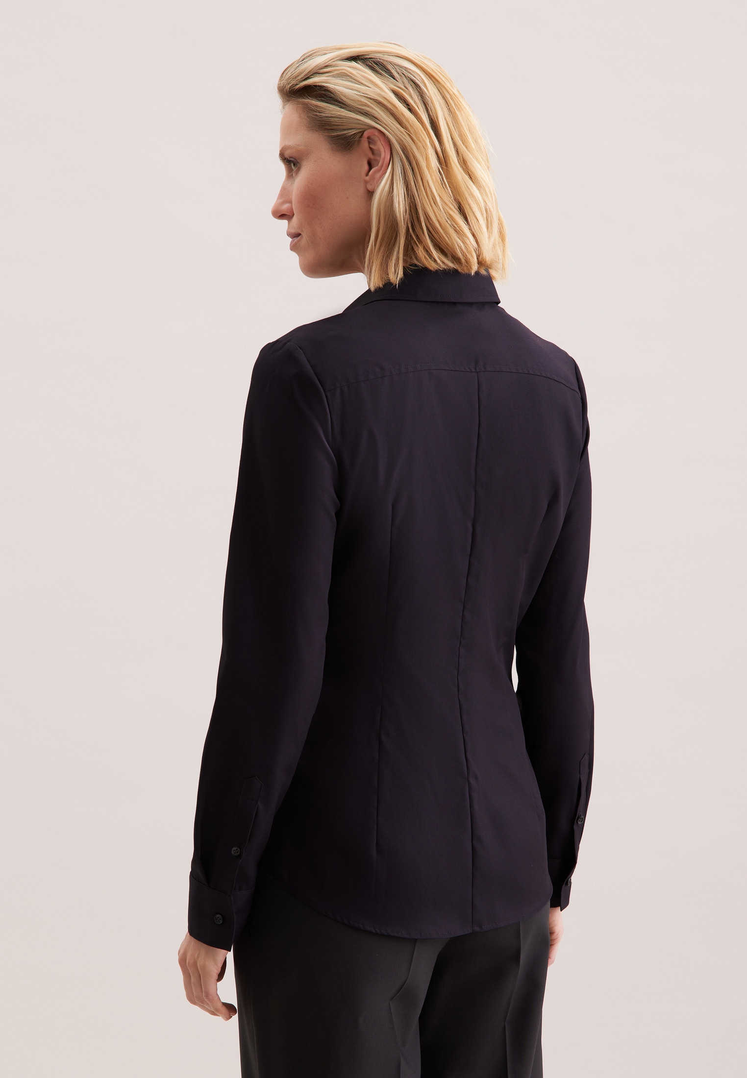 seidensticker Hemdbluse, 1/1 Kragen Uni