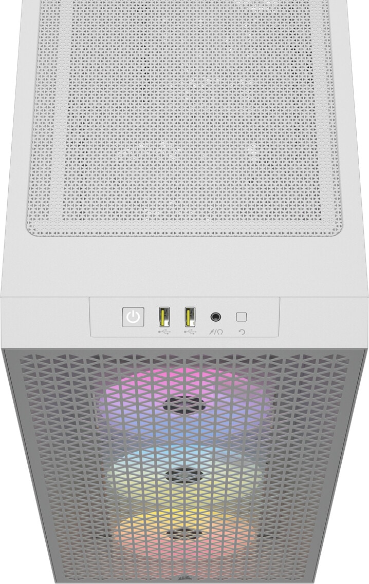 Corsair PC-Gehäuse »3000D RGB Airflow Tempered Glass Mid-Tower, White« RGB