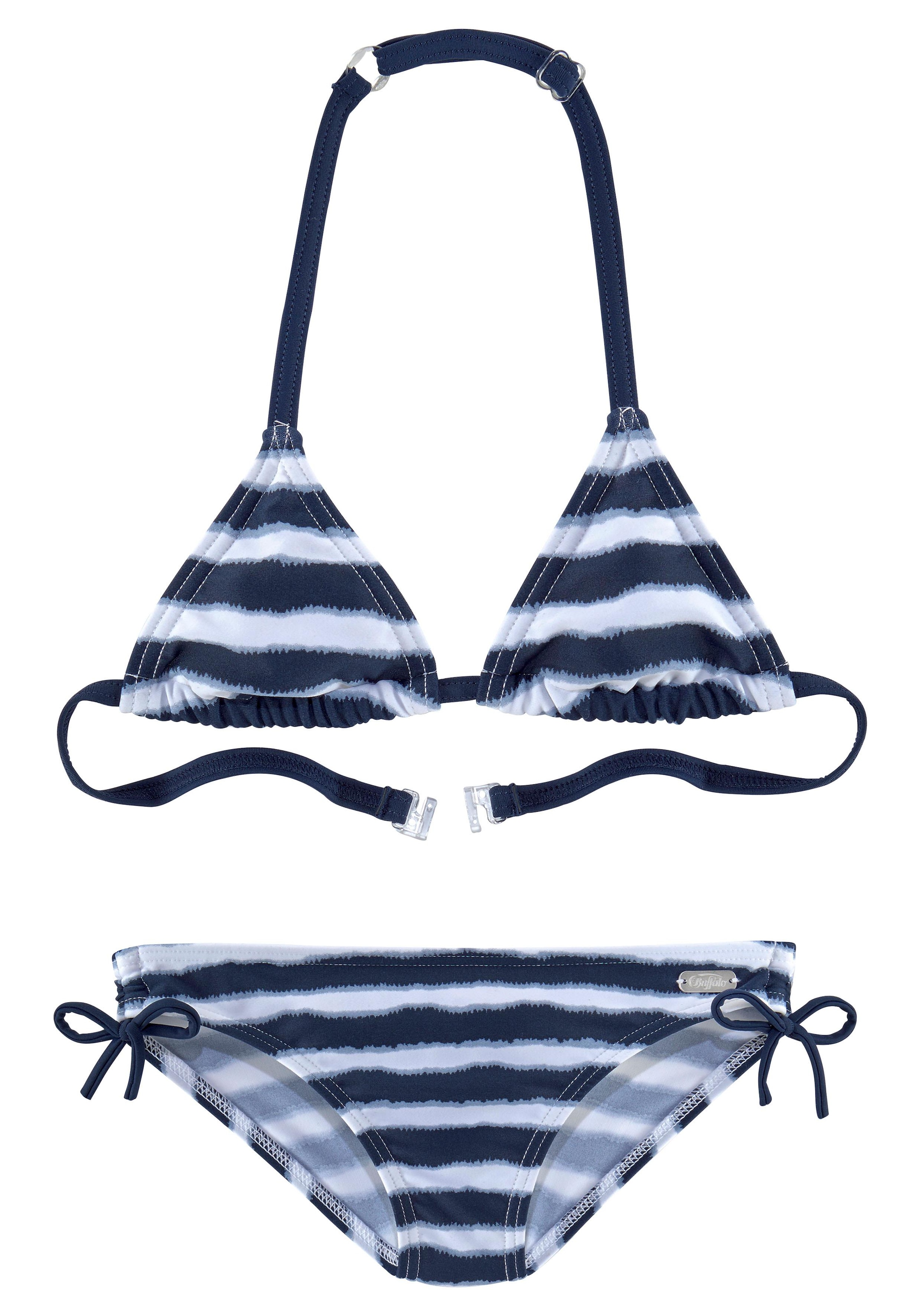 Buffalo Jelmoli-Versand ✵ online in | trendiger ordern Triangel-Bikini, Streifen-Optik