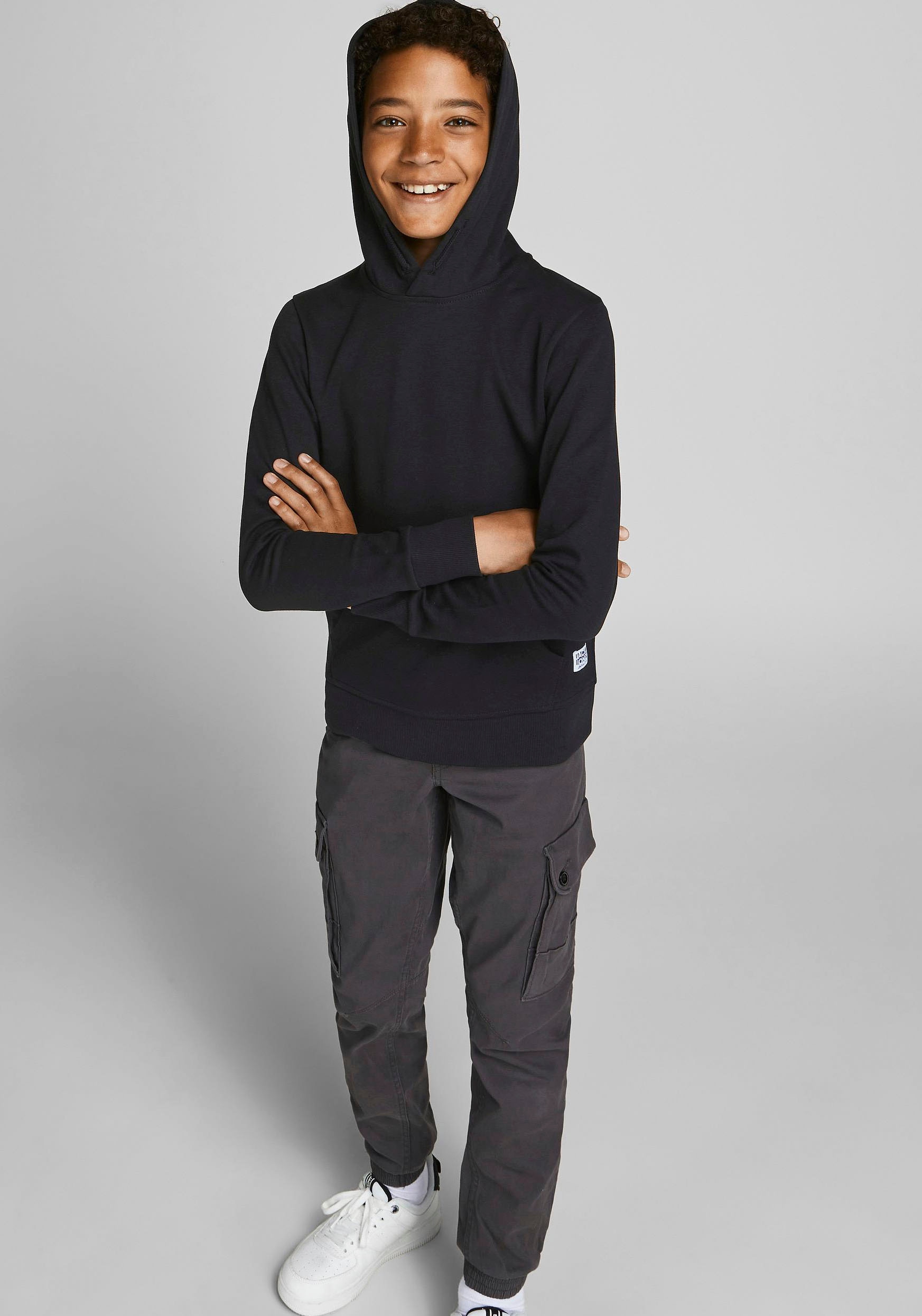 Jack & Jones Junior Kapuzensweatshirt »JJEBASIC SWEAT HOOD NOOS«