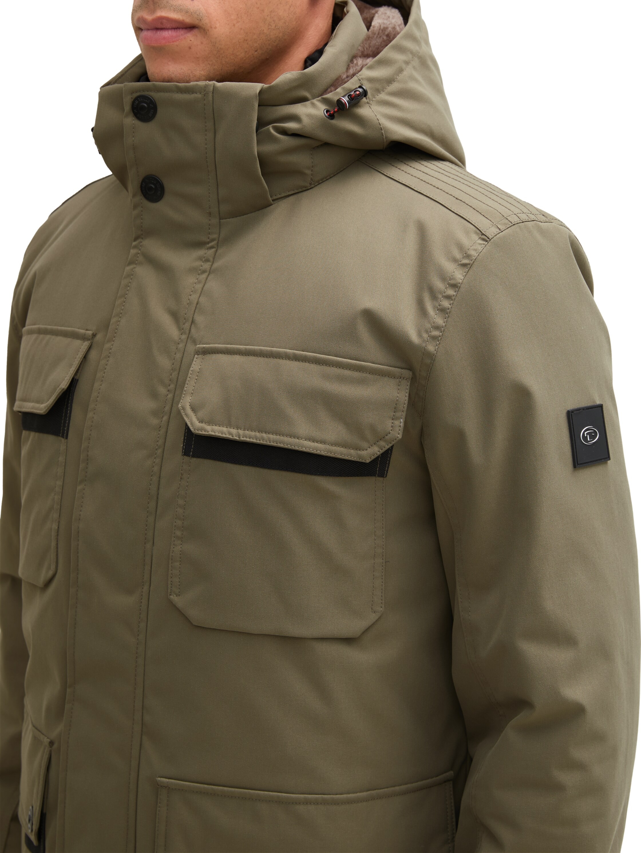 TOM TAILOR Outdoorjacke, mit Kapuze, mit Kapuze