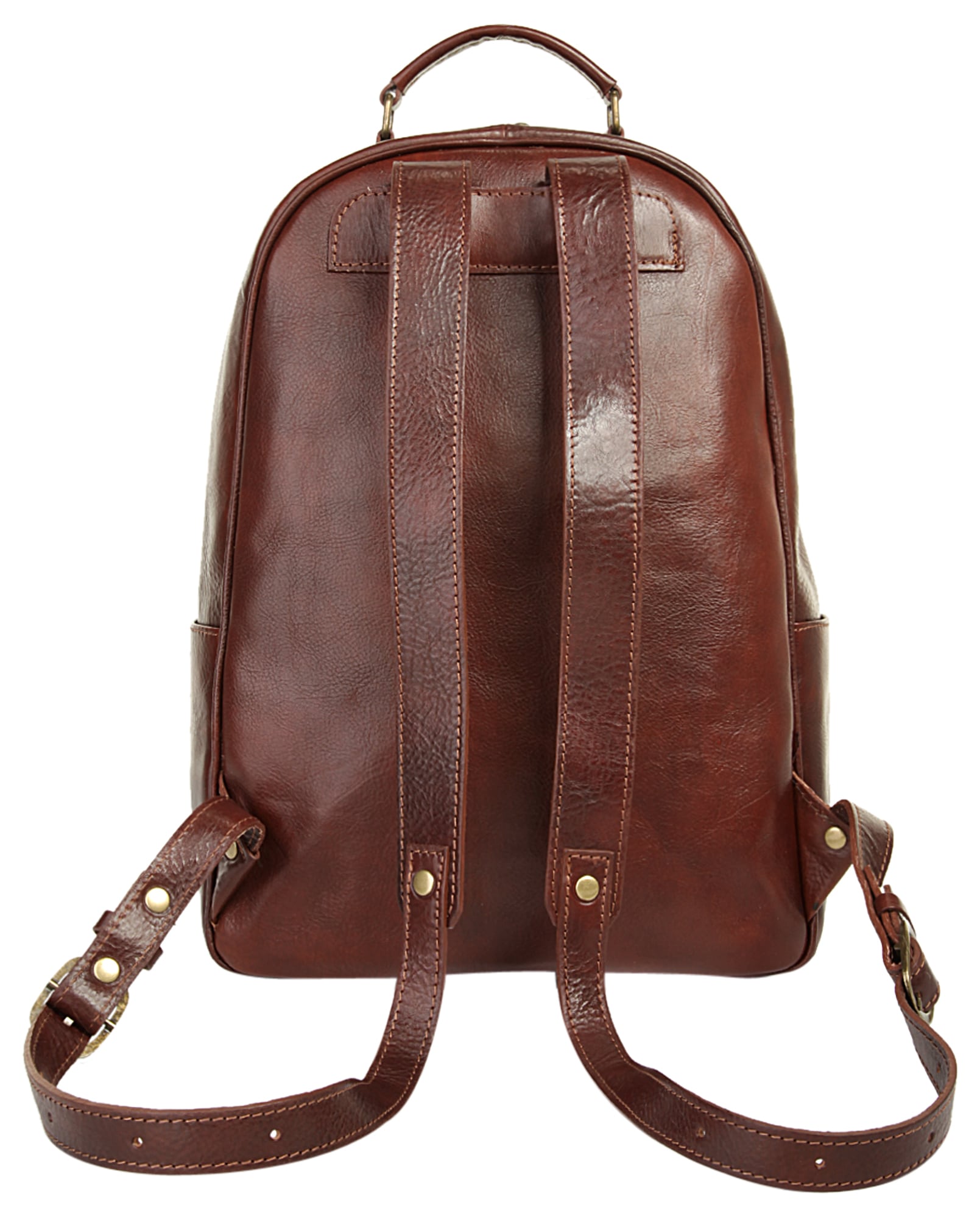 Piké Tagesrucksack, echt Leder, Made in Italy