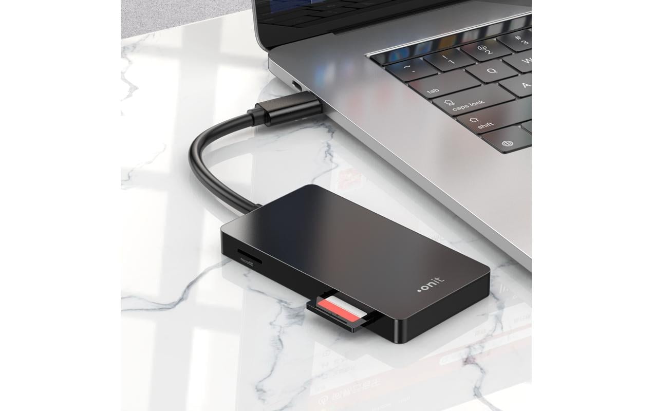 onit USB-Adapter »Extern USB-C 3-in-«