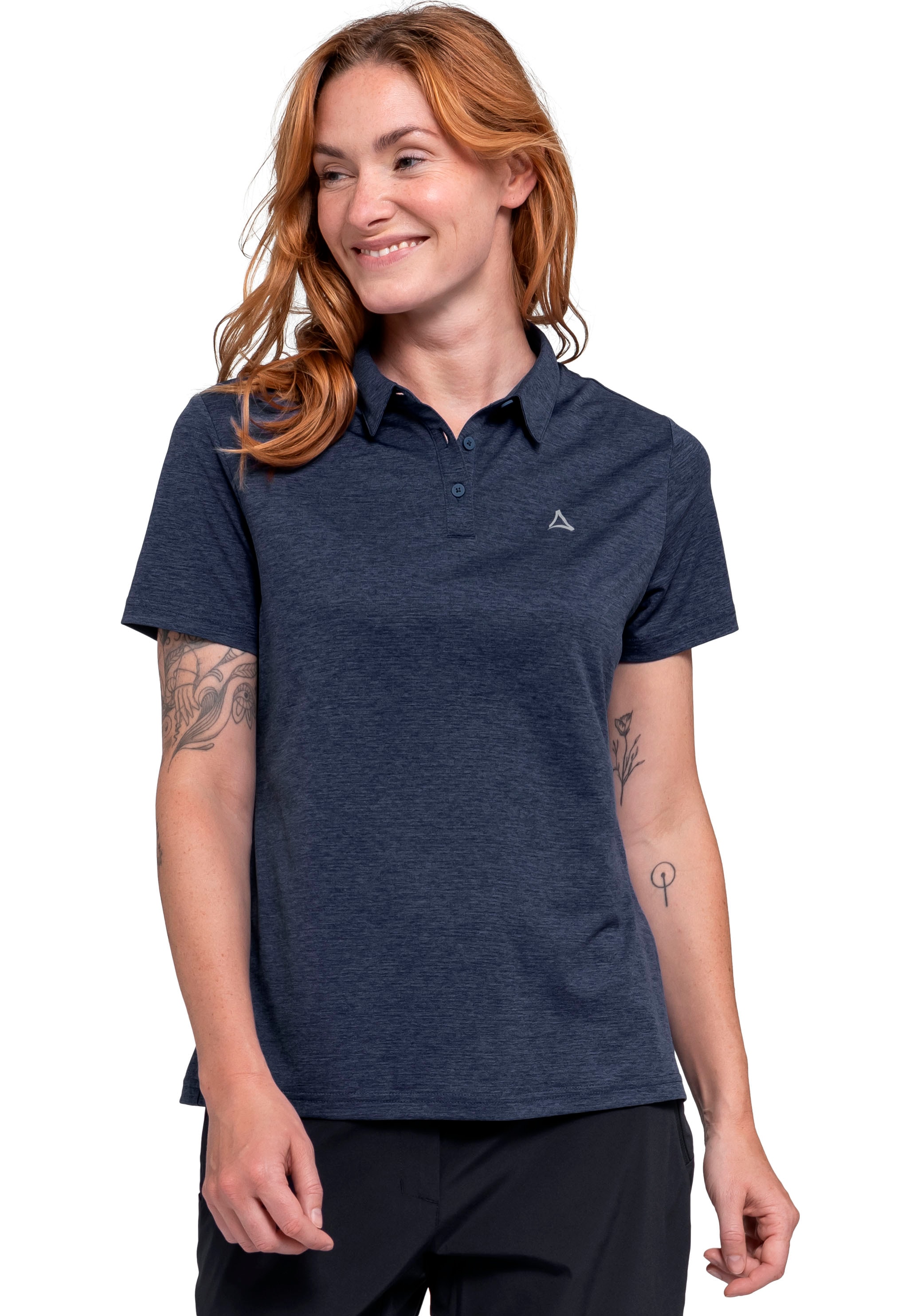 Schöffel Poloshirt »CIRC Polo Shirt Tauron L« 1 Stk. sportlicher Stil, für Trekking und aktive Freizeit, mit 4-Knopf-Form