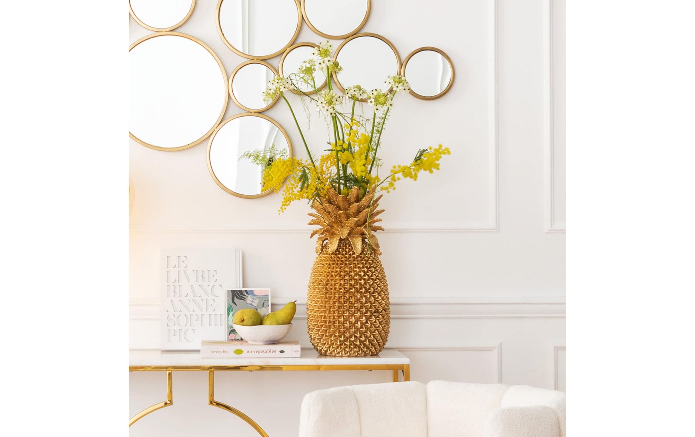 Kare Design Dekovase »Pineapple 50 cm«