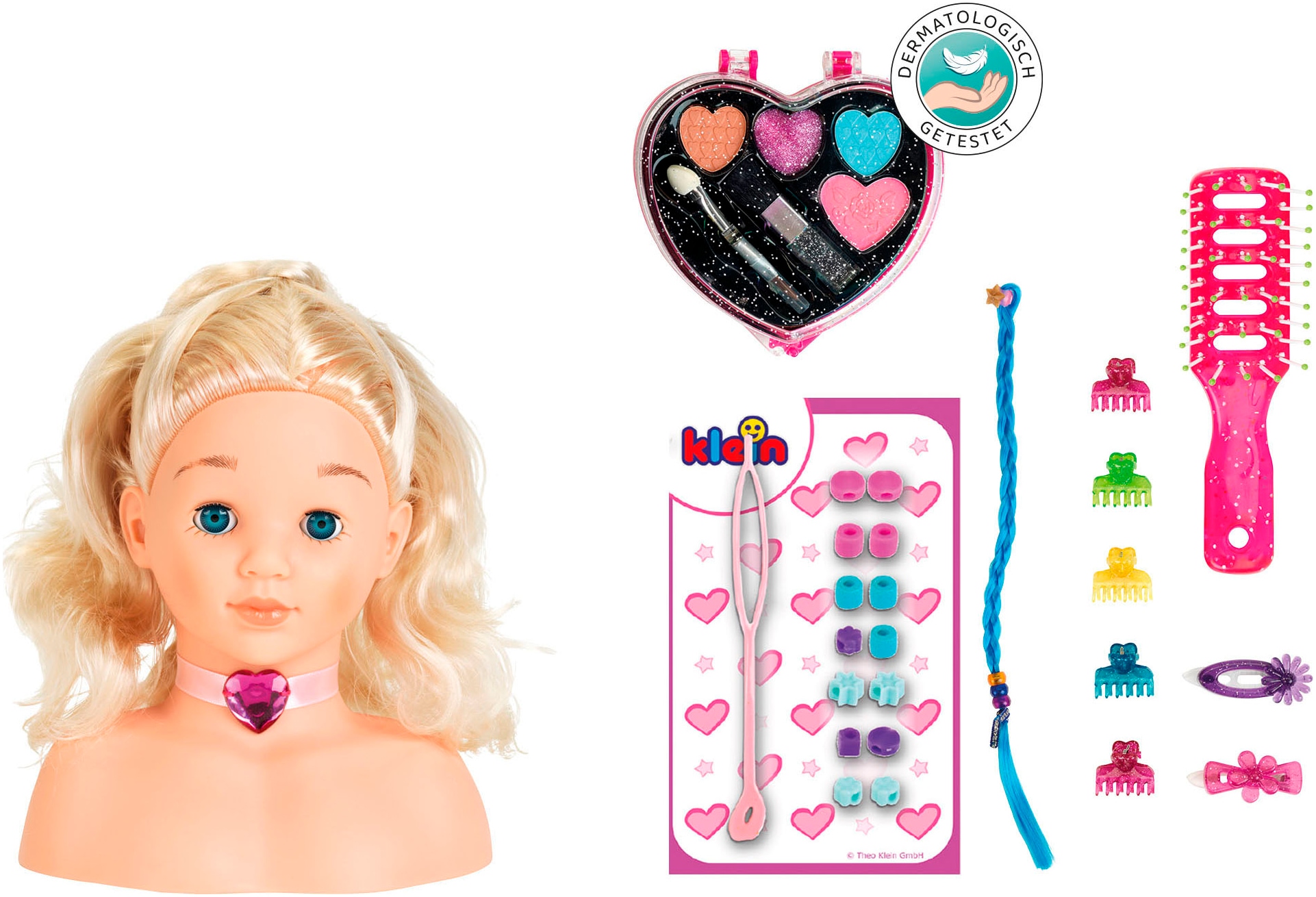 Klein Frisier- & Schminkkopf "Little Sophia"