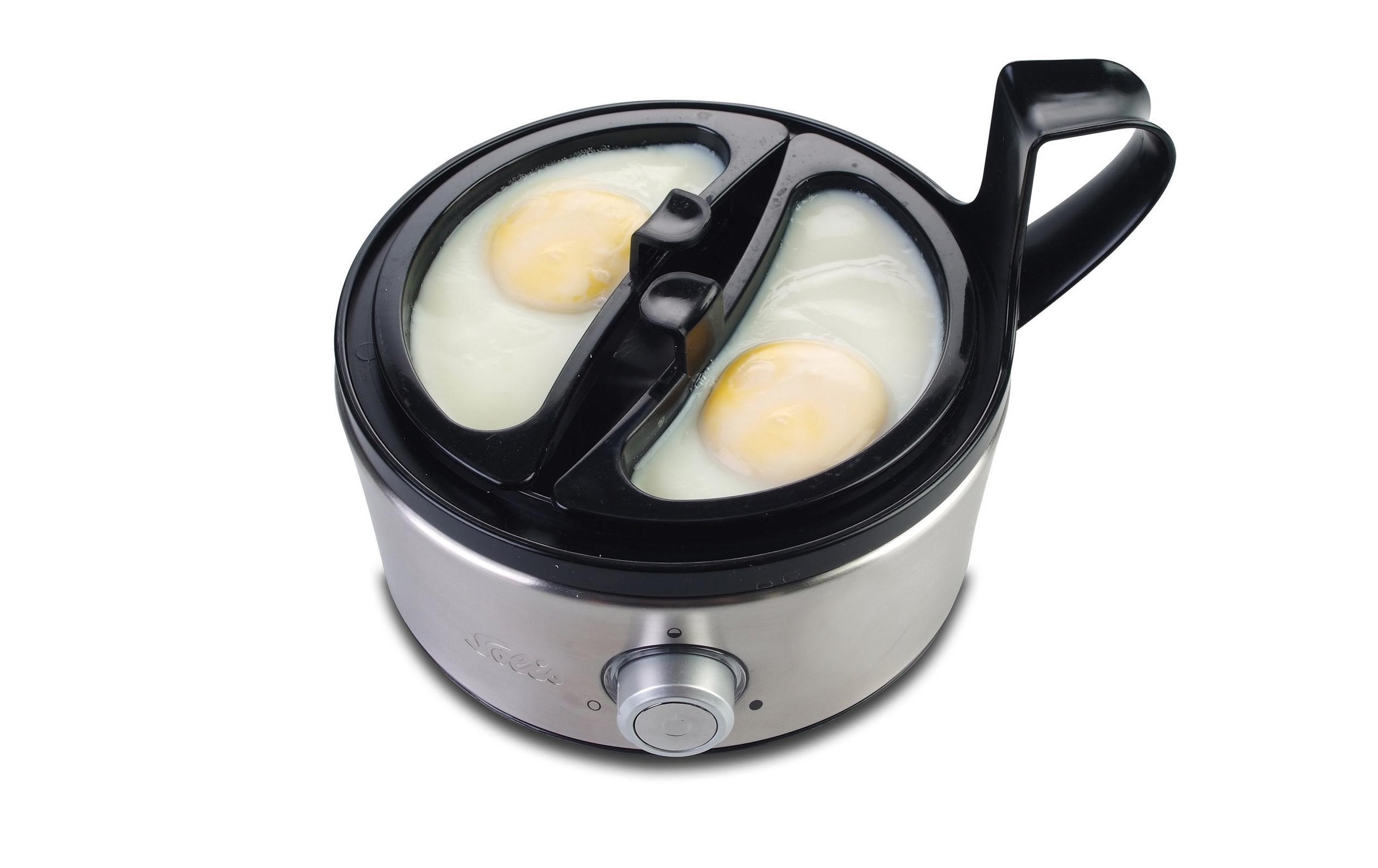 SOLIS OF SWITZERLAND Eierkocher »827, 7 Eier, Silberfarben«, für 7 St. Eier, 400 W