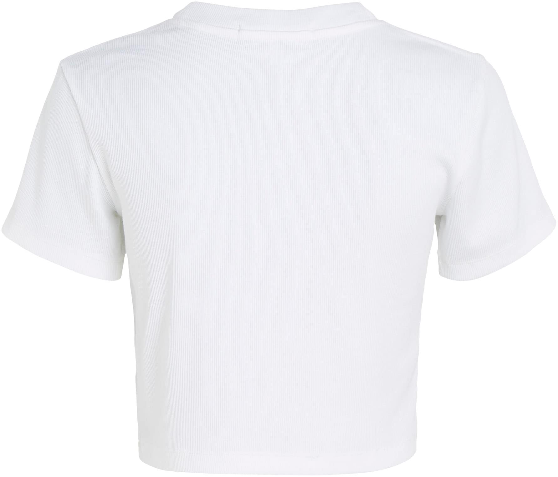Calvin Klein Jeans T-Shirt »BADGE RIB SHORT TEE« Jelmoli-Versand online | SLEEVE shoppen
