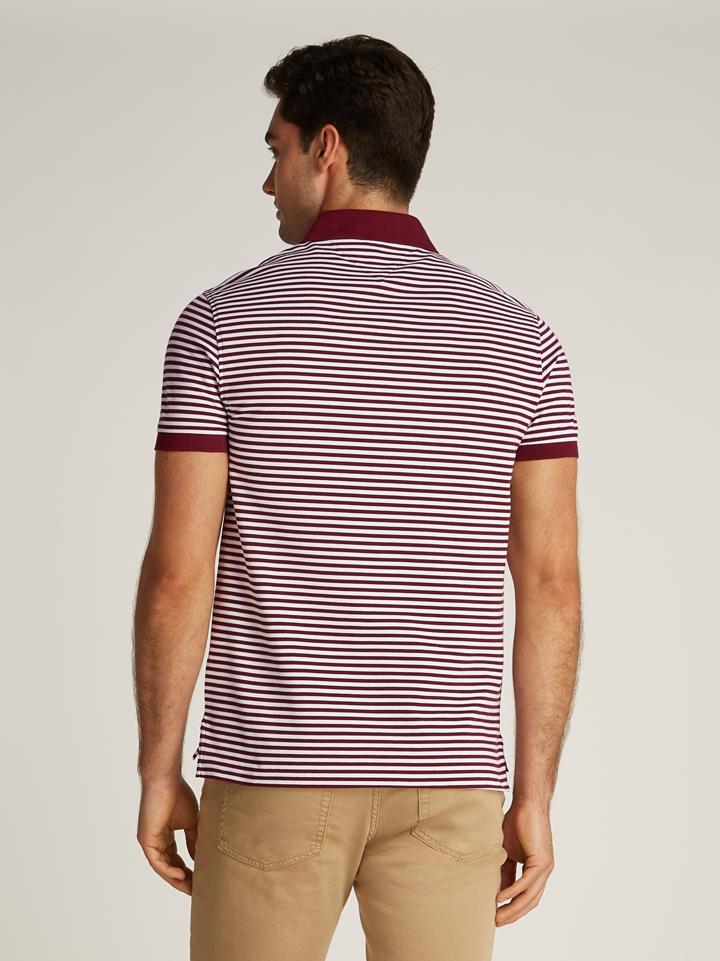 Tommy Hilfiger Poloshirt »1985 SLIM POLO«, aus leicht strukturiertem Piqué-Material