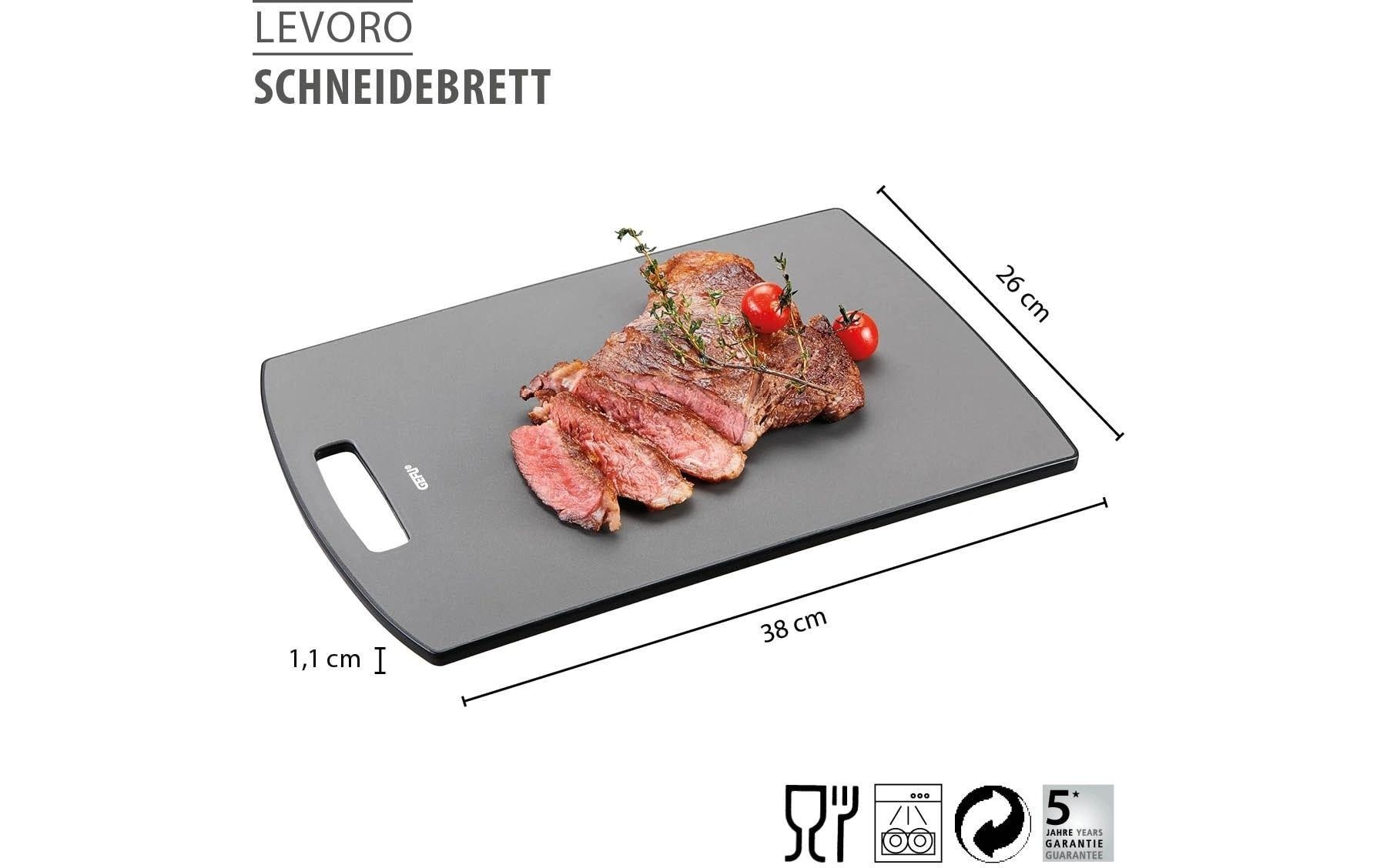 GEFU Schneidebrett »Levoro gross 38 x 26 x 1.1 cm«