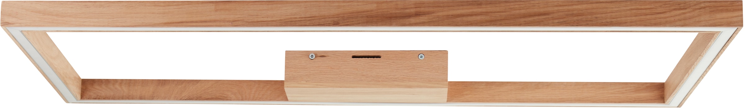 Brilliant LED Deckenleuchte »Delgrosso«, 1 flammig, Leuchtmittel LED-Modul | LED fest integriert, 83 x 38 cm, 2600 lm, warmweisses Licht, Holz/Kunststoff, eiche geölt