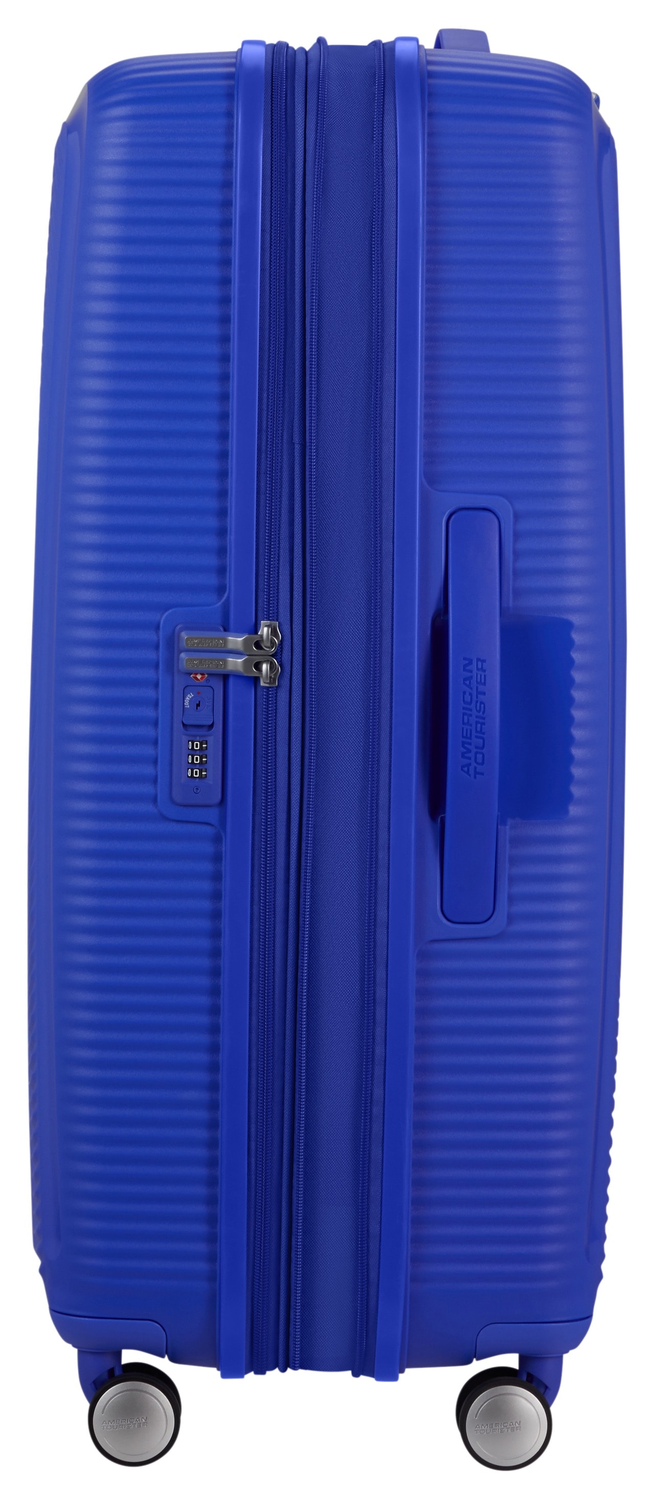 American Tourister® Hartschalen-Trolley »SOUNDBOX, in verschiedenen Farben und Grössen«, 4 Rollen, Reisekoffer Trolley Aufgabegepäck TSA-Zahlenschloss Volumenerweiterung