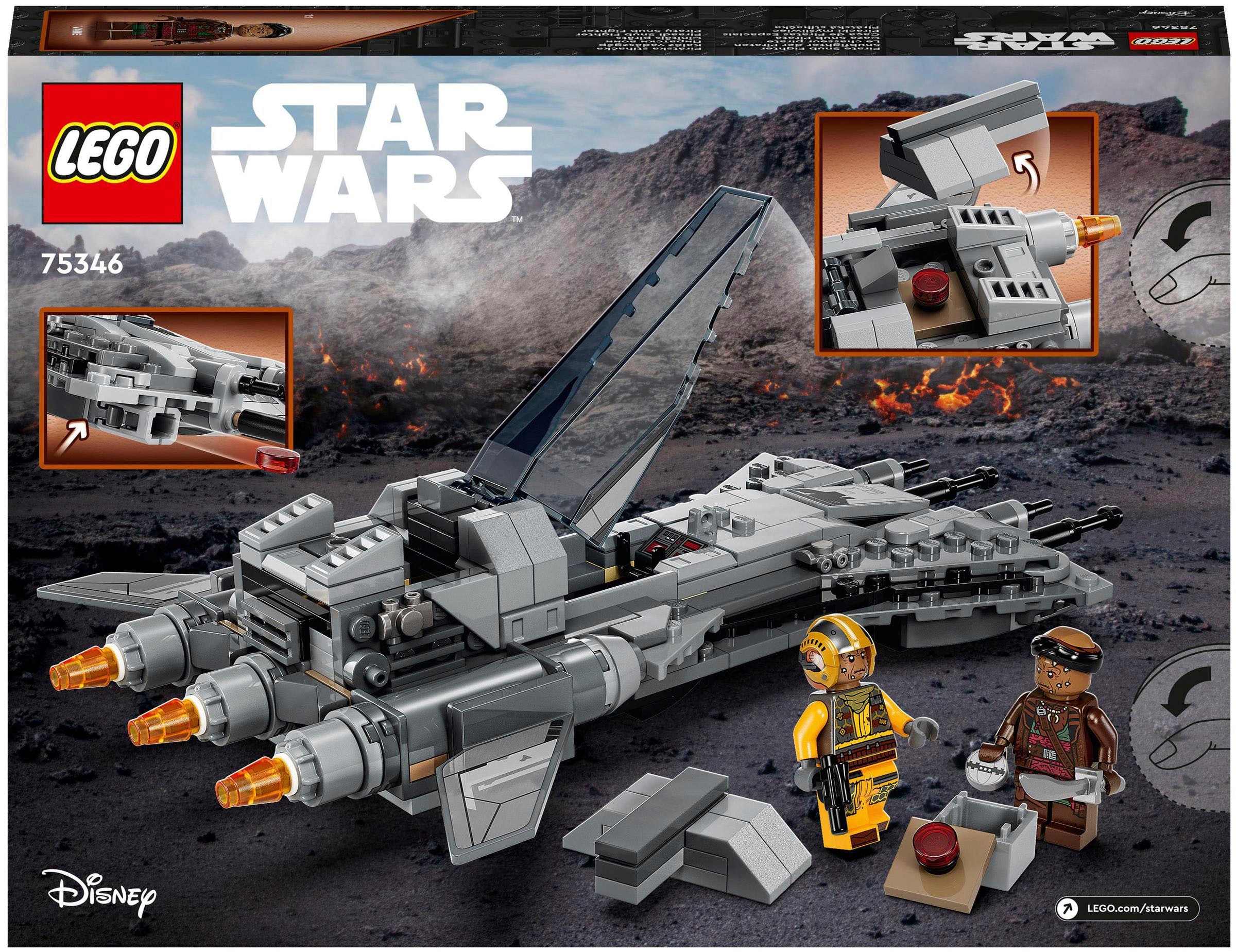 LEGO® Konstruktionsspielsteine »Snubfighter der Piraten (75346), LEGO® Star Wars™«, (285 St.)