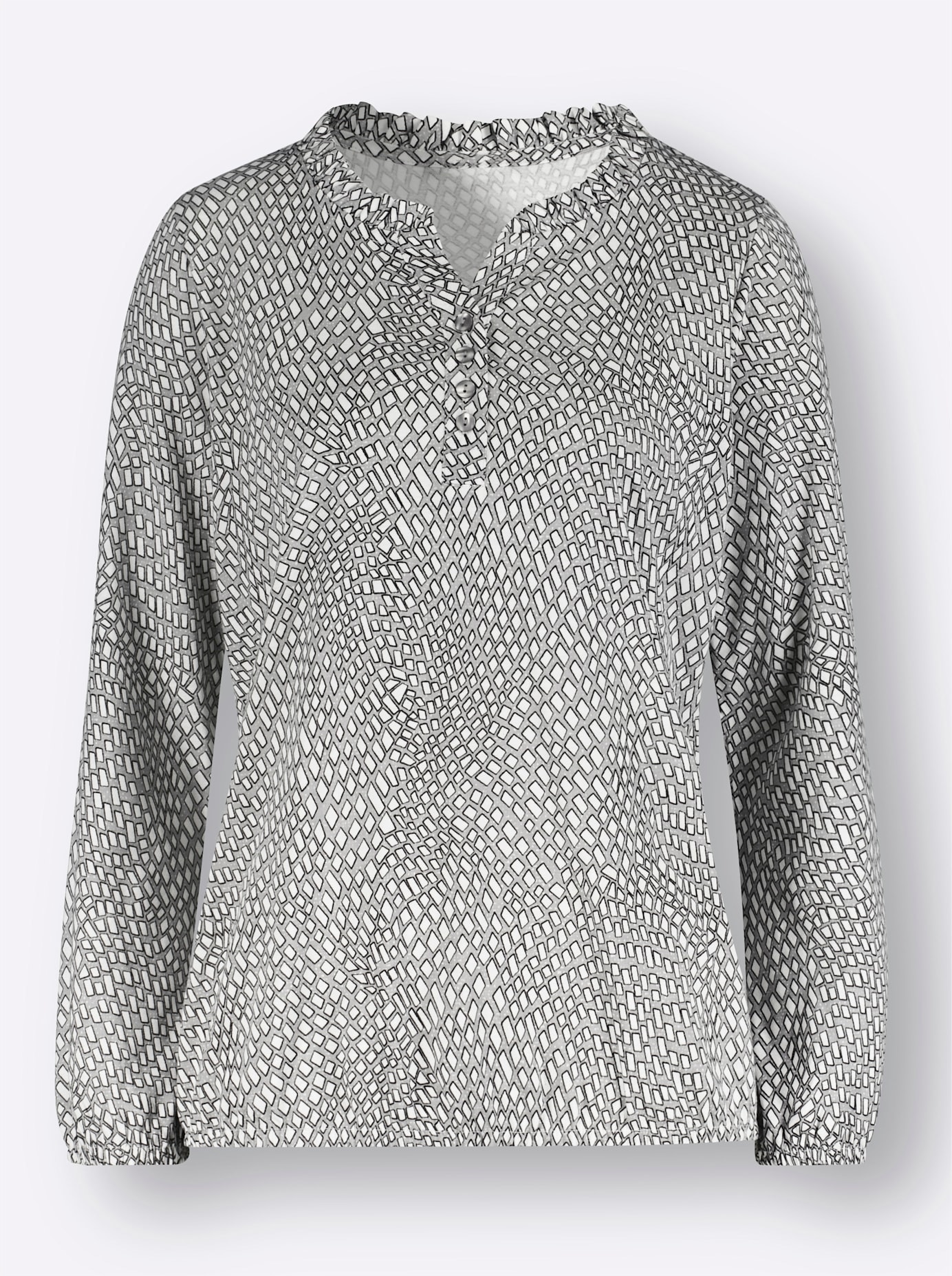 Inspirationen Langarmshirt »Druck-Shirt«, (1 tlg.)