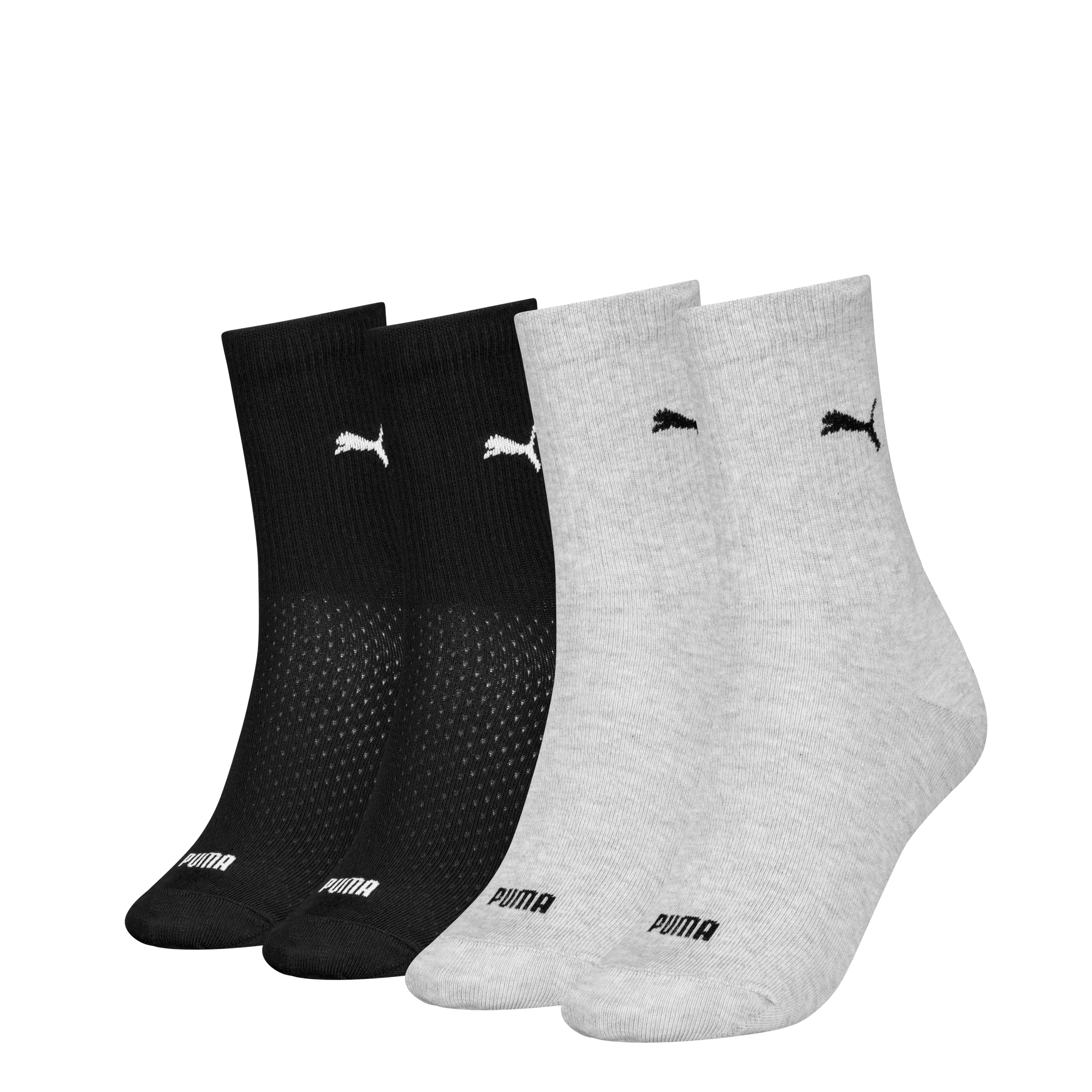 PUMA Socken »PUMA WOMEN SOCK 4P ECOM« 4er-Pack, mit unterstützender Fussgewölbestruktur