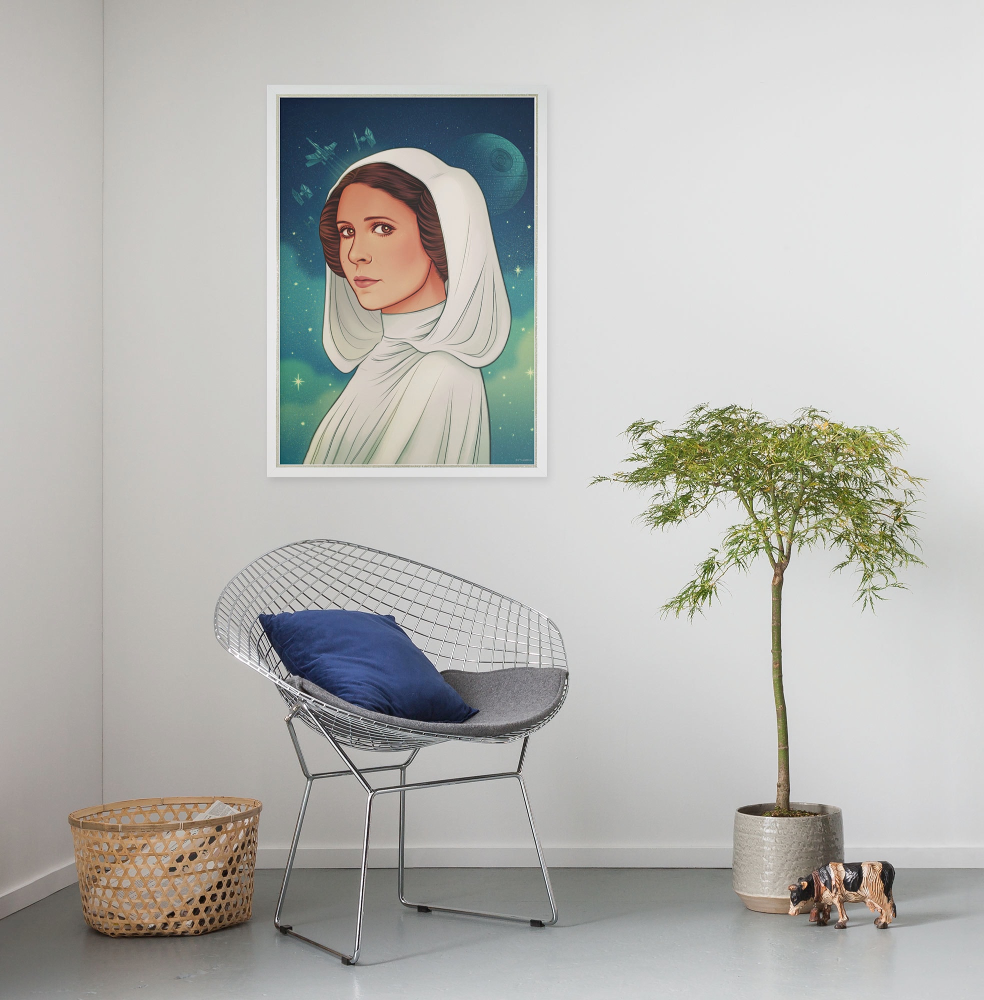 Komar Wandbild "Star Wars Princess of Alderaan" Disney Set, 1 Stk. tlg. 40 x 50 cm (Breite x Höhe) - Kinderzimmer, Dekoration