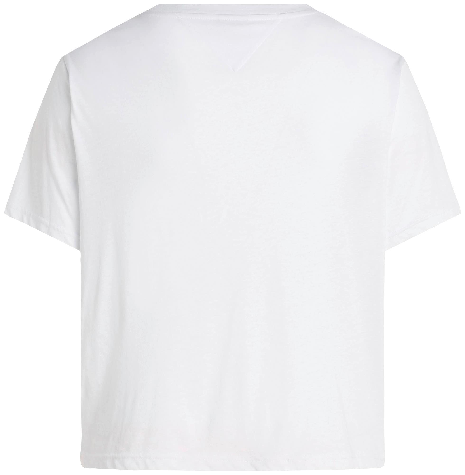 Tommy Jeans Curve PLUS SIZE kaufen Jeans online REG 1 Schriftzug Tommy T-Shirt »TJW LOGO SS«, | ESSENTIAL Jelmoli-Versand CRV CURVE,mit