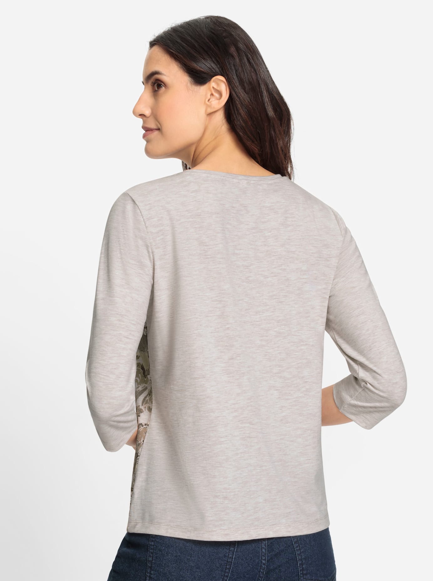 Inspirationen Rundhalsshirt »Rundhals-Shirt«, (1 tlg.)