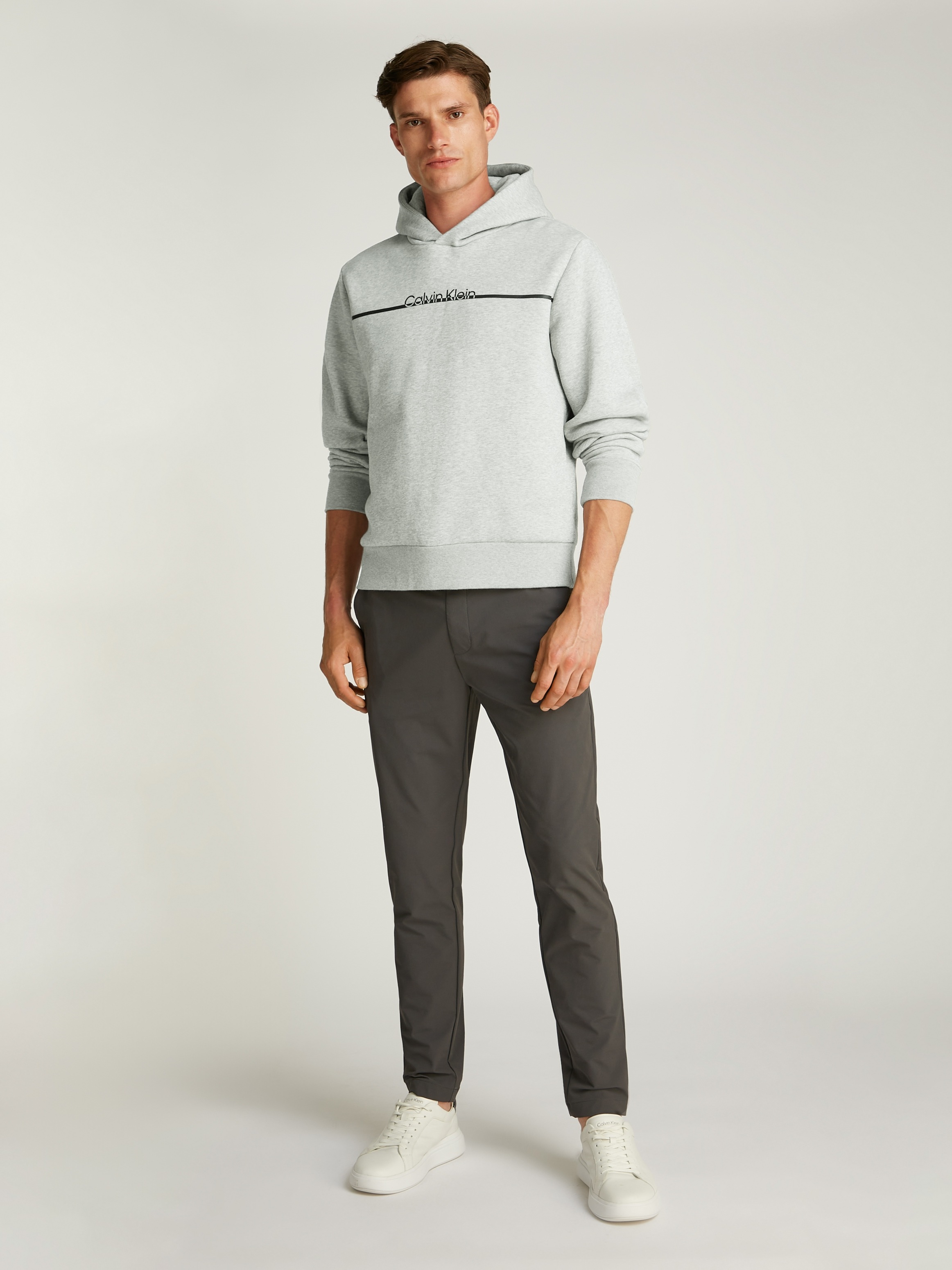 Calvin Klein Sweatshirt »SPLIT LINE LOGO HOODIE«, mit Logoprint