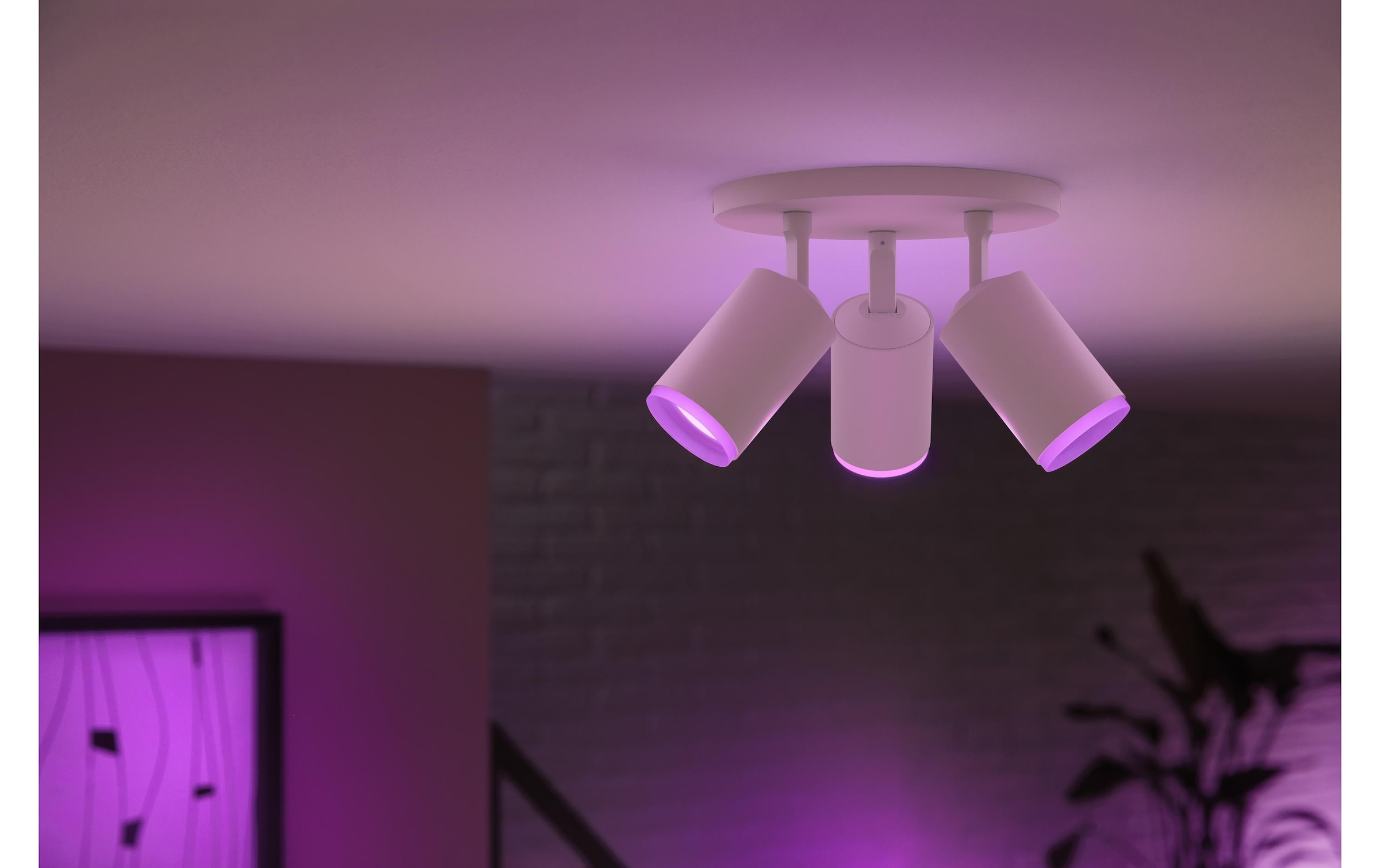 Philips Hue LED Deckenleuchte »Fugato 3er-Spot«, Leuchtmittel GU10 | LED wechselbar