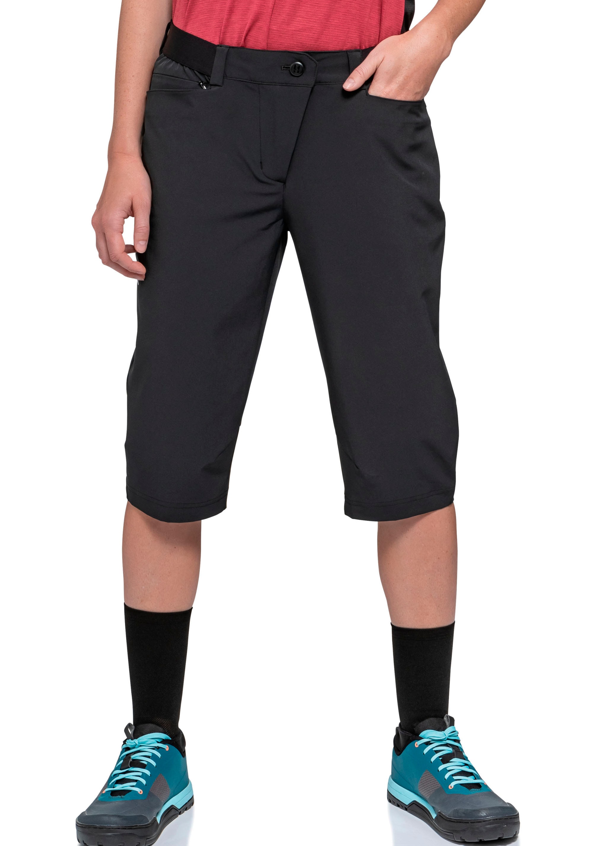 Schöffel Fahrradhose »Capri Pants Style Keitele WMS« sportlicher Stil, für Radsport, aus Polyester, mit Elasthan-Anteil