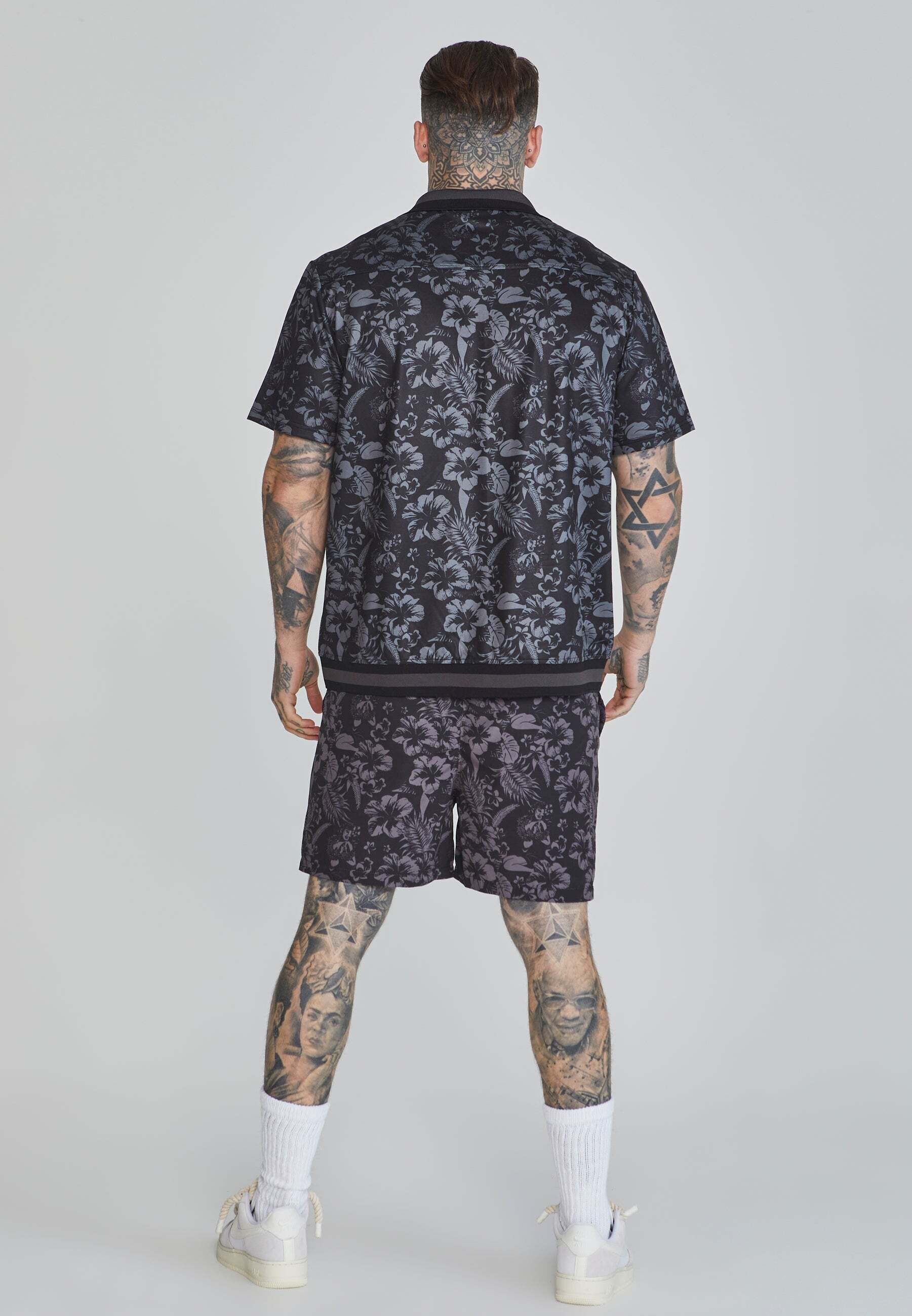 Siksilk Kurzarmhemd »Siksilk Kurzarmhemd Bowling Shirt«