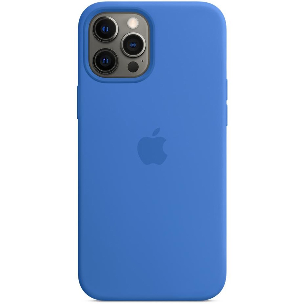 Apple Smartphone-Hülle »Apple iPhone 12P Max Silicone Case Mag Blue«, iPhone 12 Pro Max, MK043ZM/A