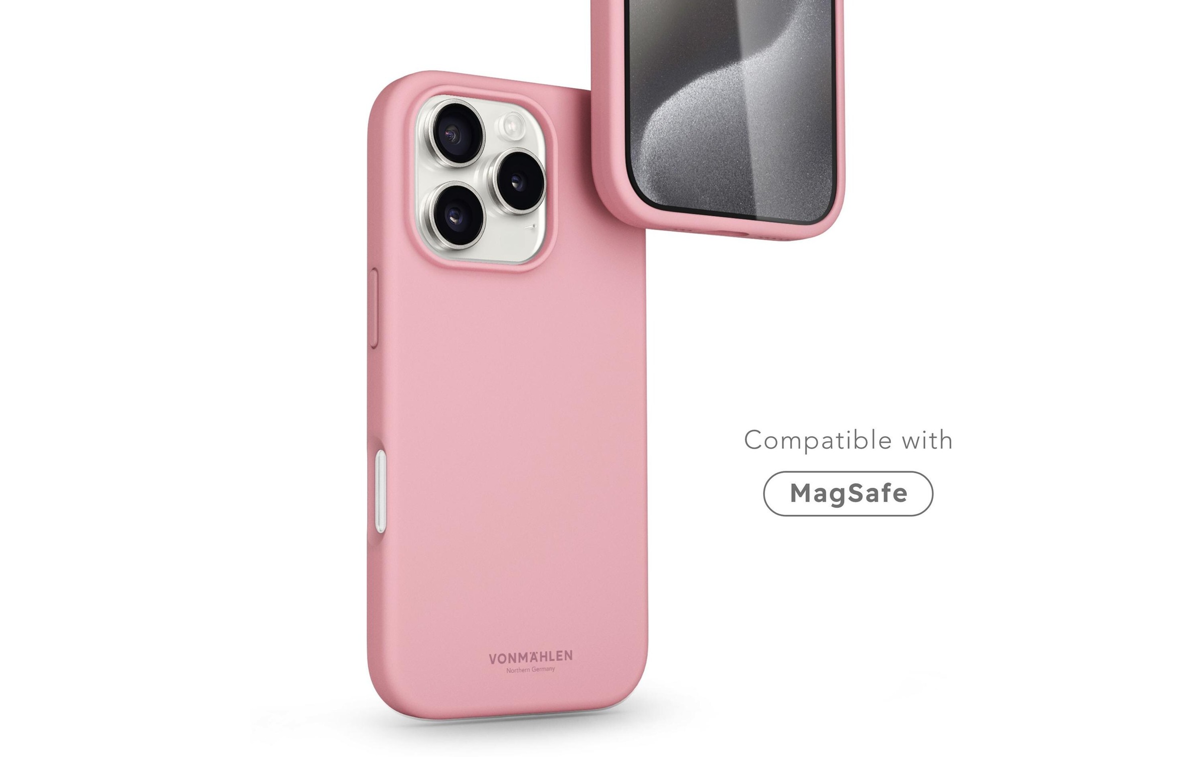 VONMÄHLEN Backcover »Soft Silicone iPhone 16 Pro Max«, Apple iPhone 16 Pro Max