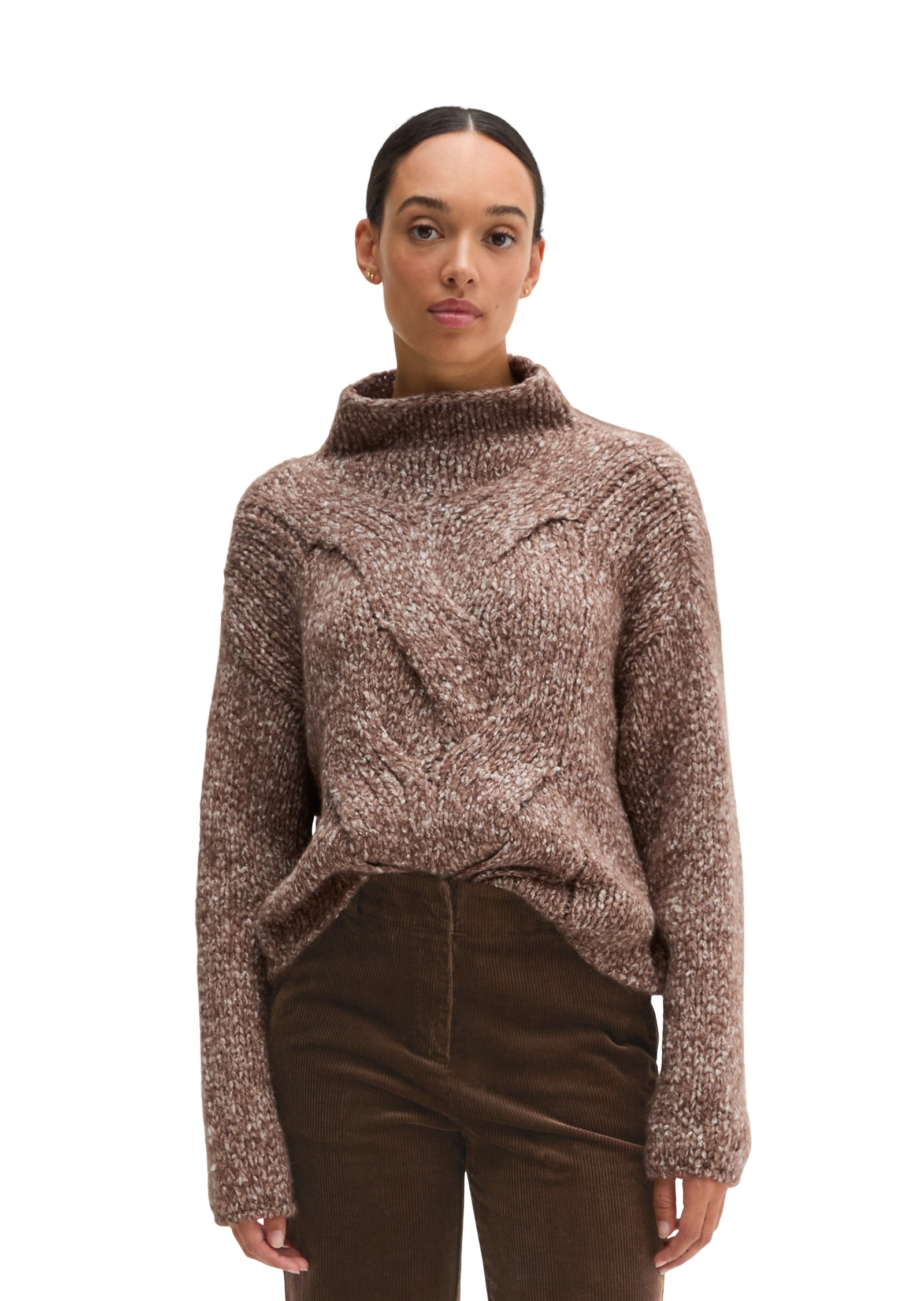 Marc OPolo Strickpullover relaxed aus softem Alpakawolle-Mix