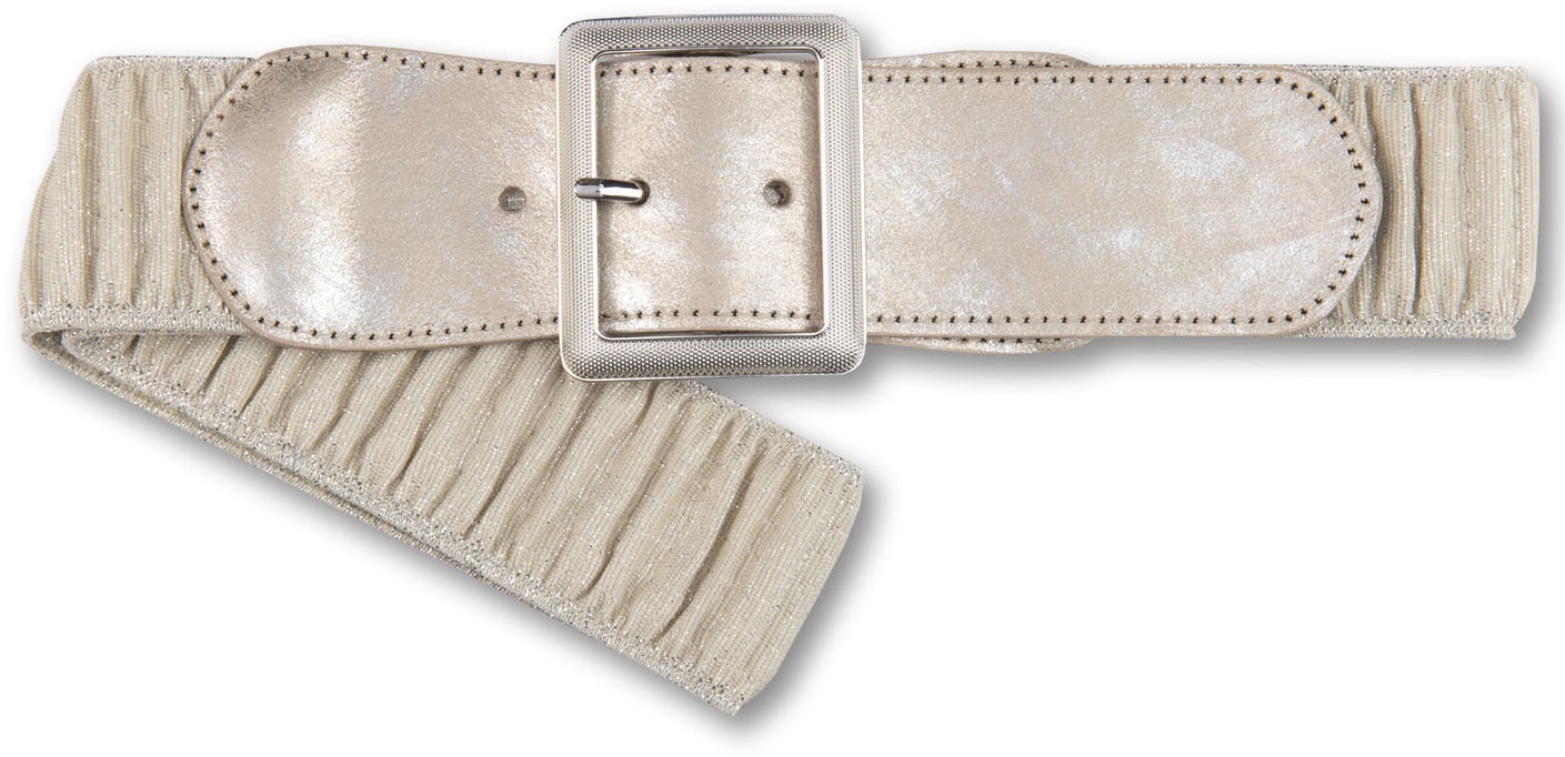 BERND GÖTZ Stretchgürtel mit Metallic-Look