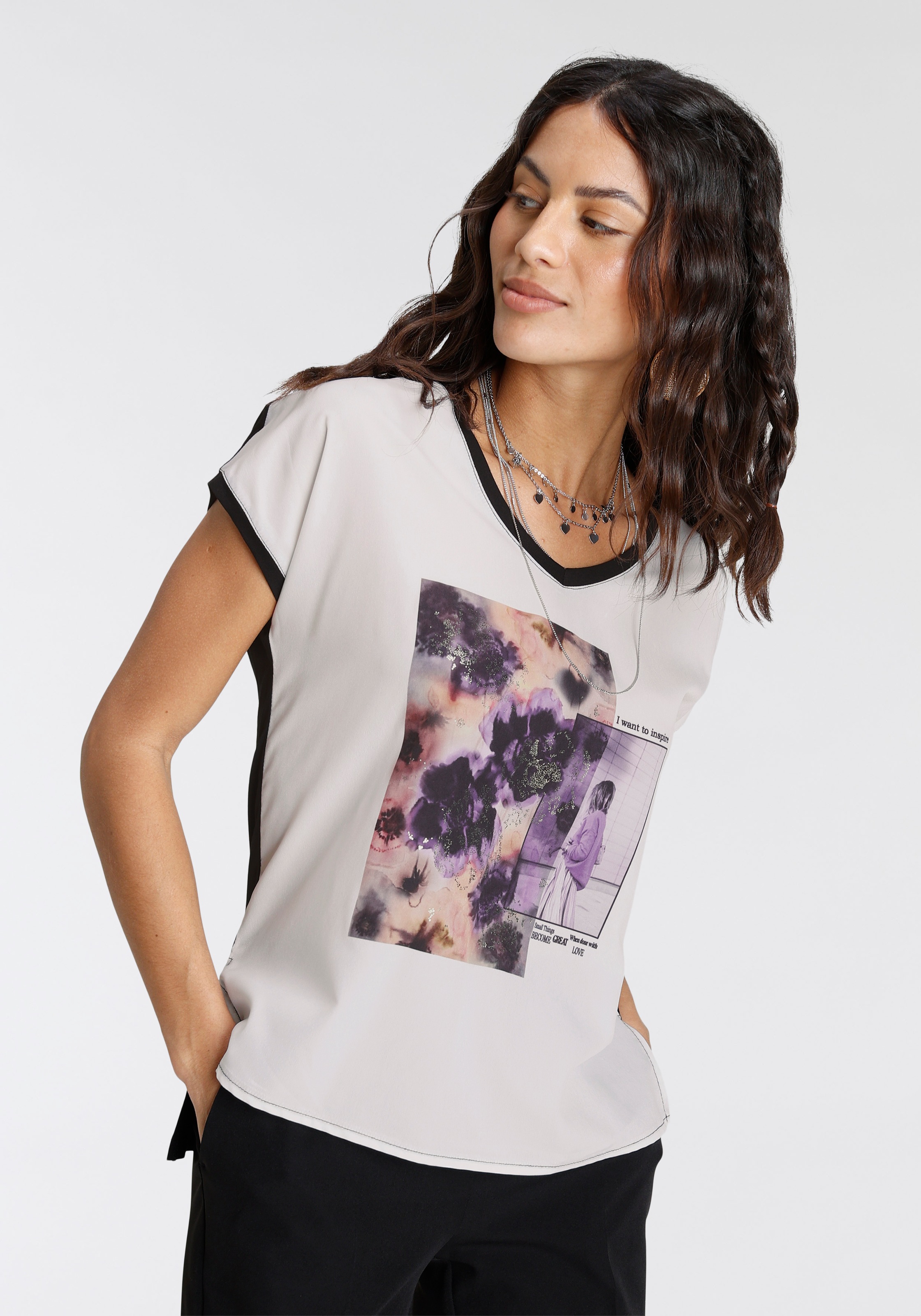 Laura Scott Shirtbluse, mit Fotoprint - NEUE KOLLEKTION kaufen