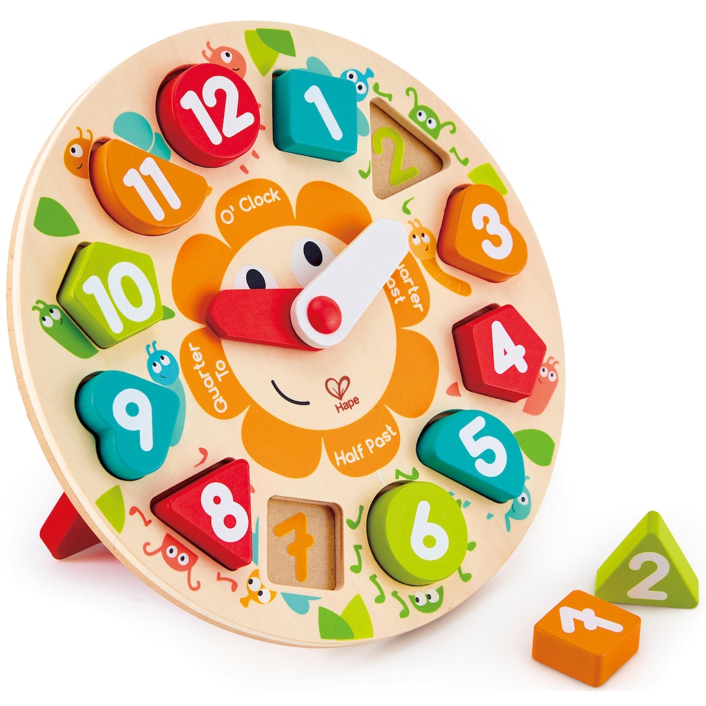 Hape Steckspielzeug »Steckpuzzle Uhr«