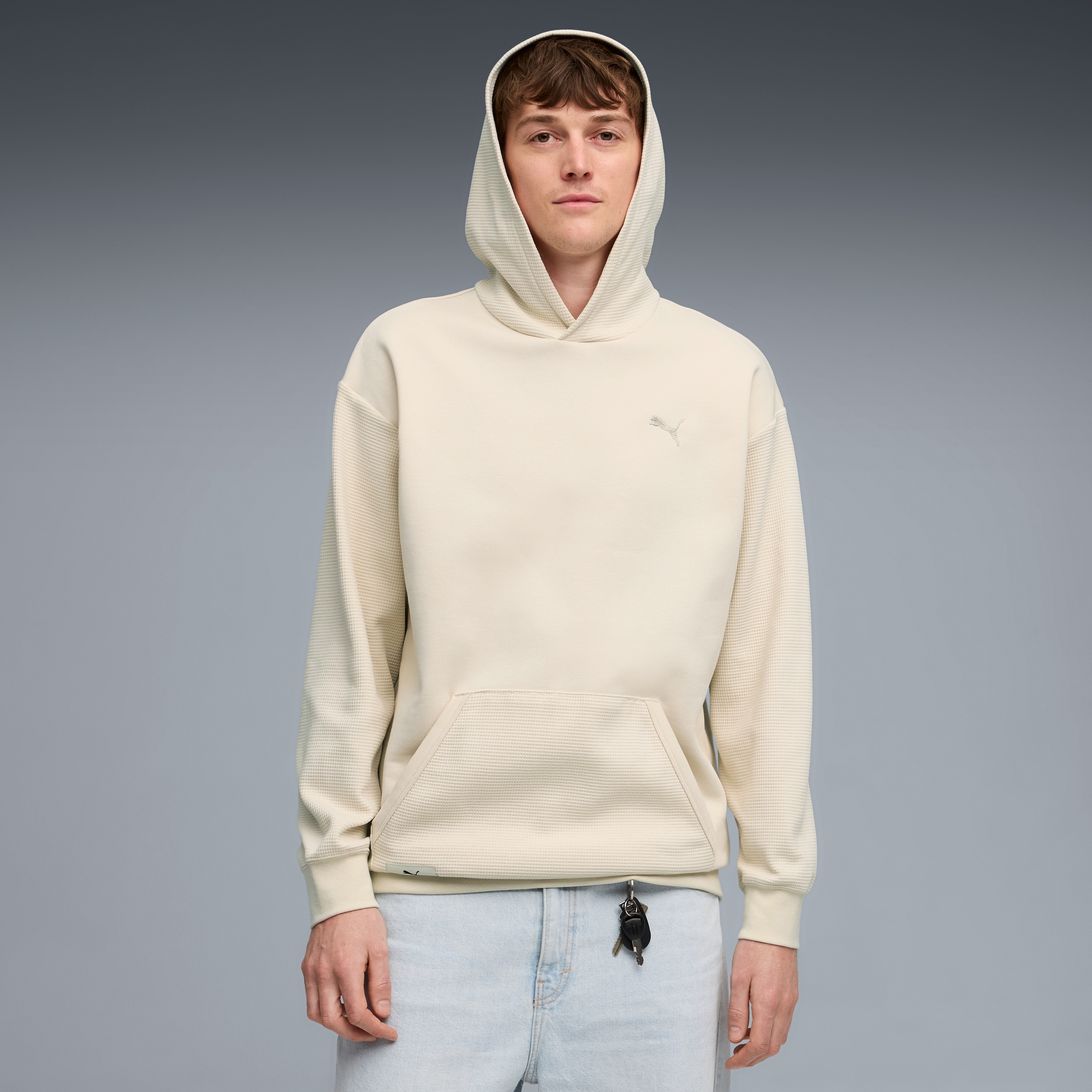 PUMA Kapuzensweatshirt »CLASS RELAXED PINNACLE HOODIE FL«, mit Kängurutasche, mit Print-Applikationen, mit Kapuze