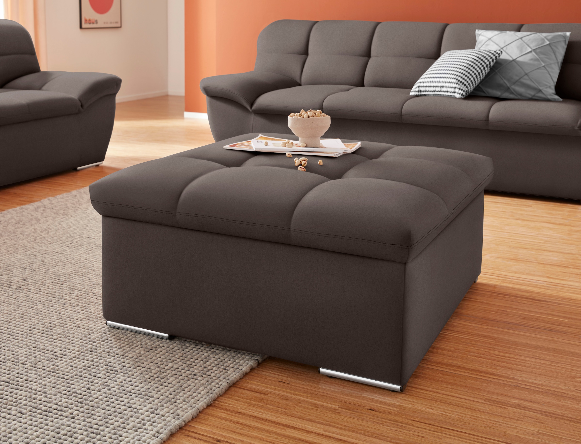 DOMO collection Sitzhocker »Lagoa«, in grosser Farbauswahl