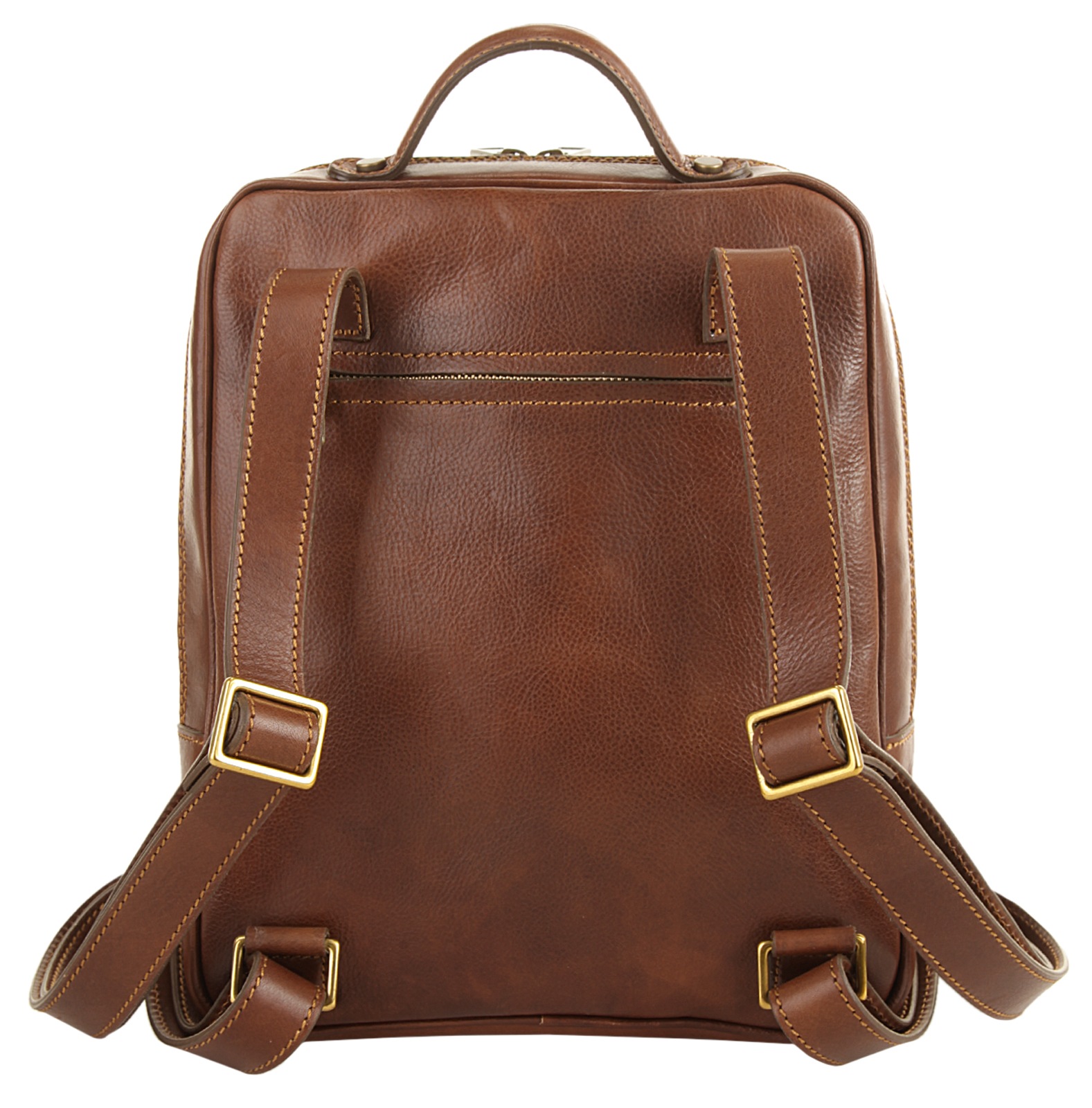 in Piké Italy online Leder, shoppen Made bei echt Schweiz Jelmoli-Versand Laptoprucksack,