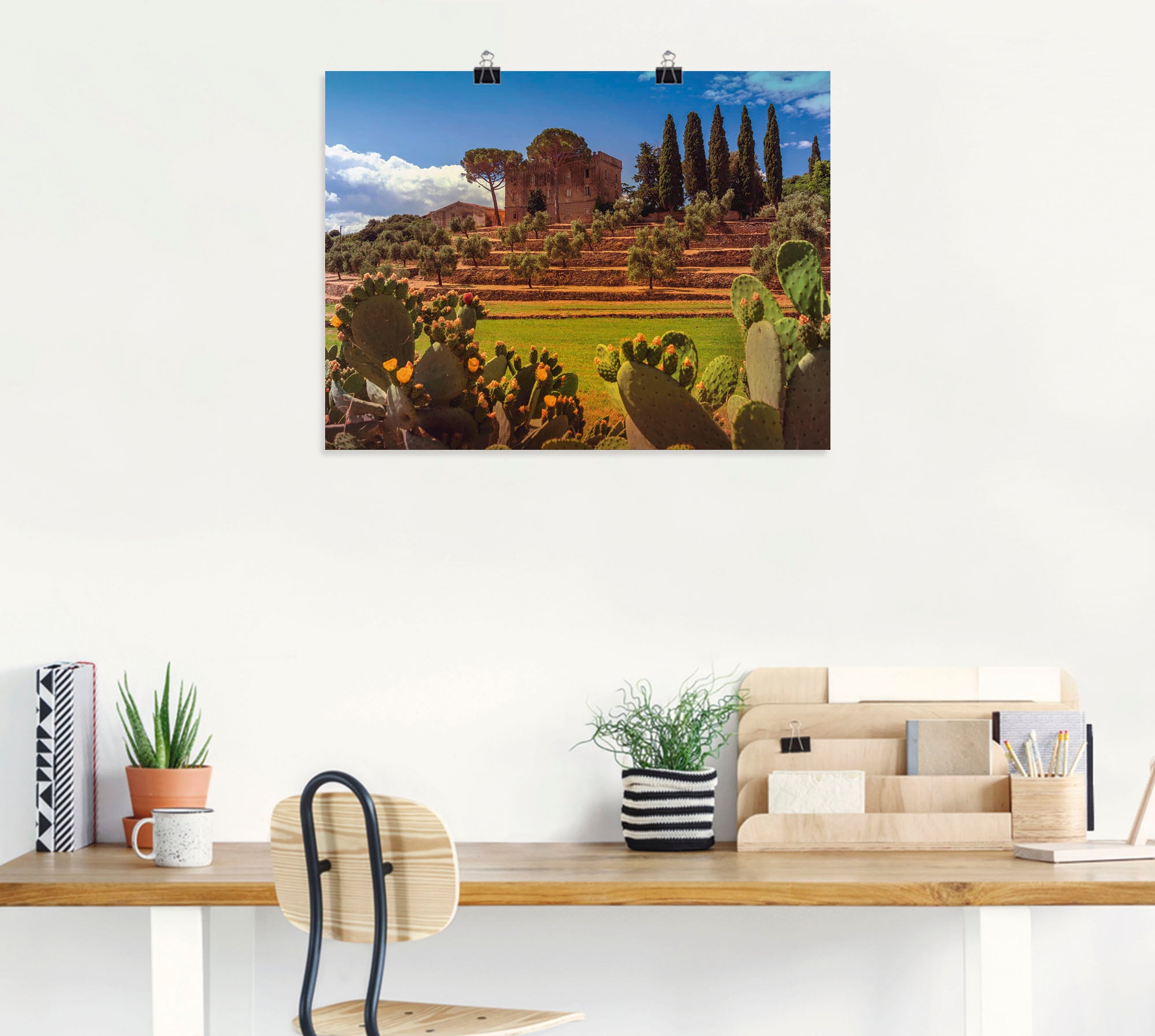 Artland Wandbild »Toskana I«, Europa, (1 St.), als Leinwandbild, Poster in verschied. Grössen