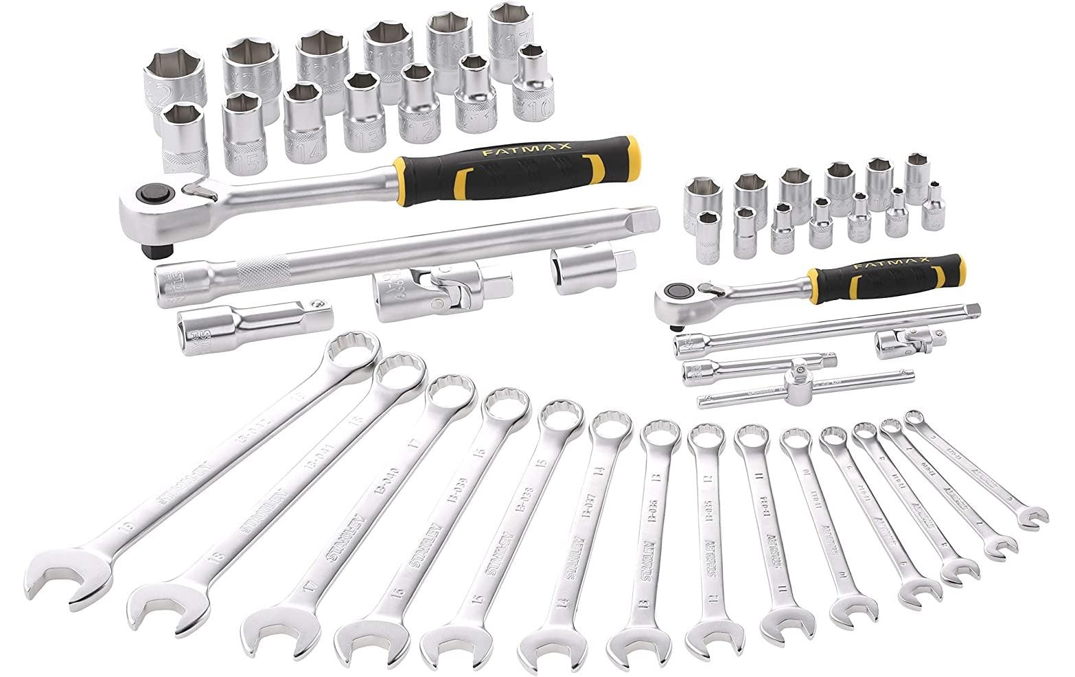 STANLEY Werkzeugset »Stanley Fatmax Werkzeug-Set 44593 +«, (49 tlg.)