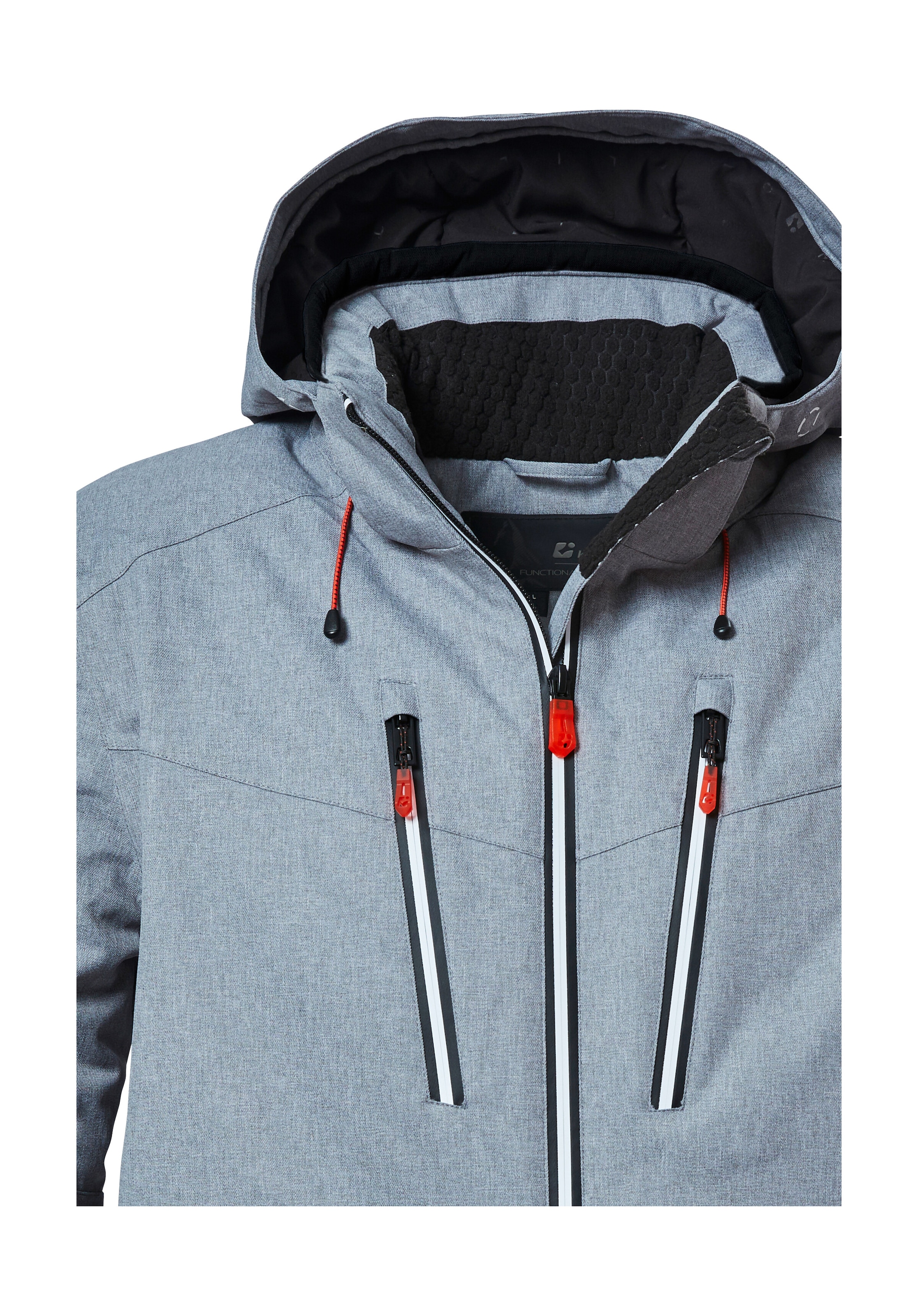 Killtec Skijacke »KSW 310 MN SKI JCKT«, Wasserdichte Skijacke mit abnehmbarer Kapuze und Schneefang