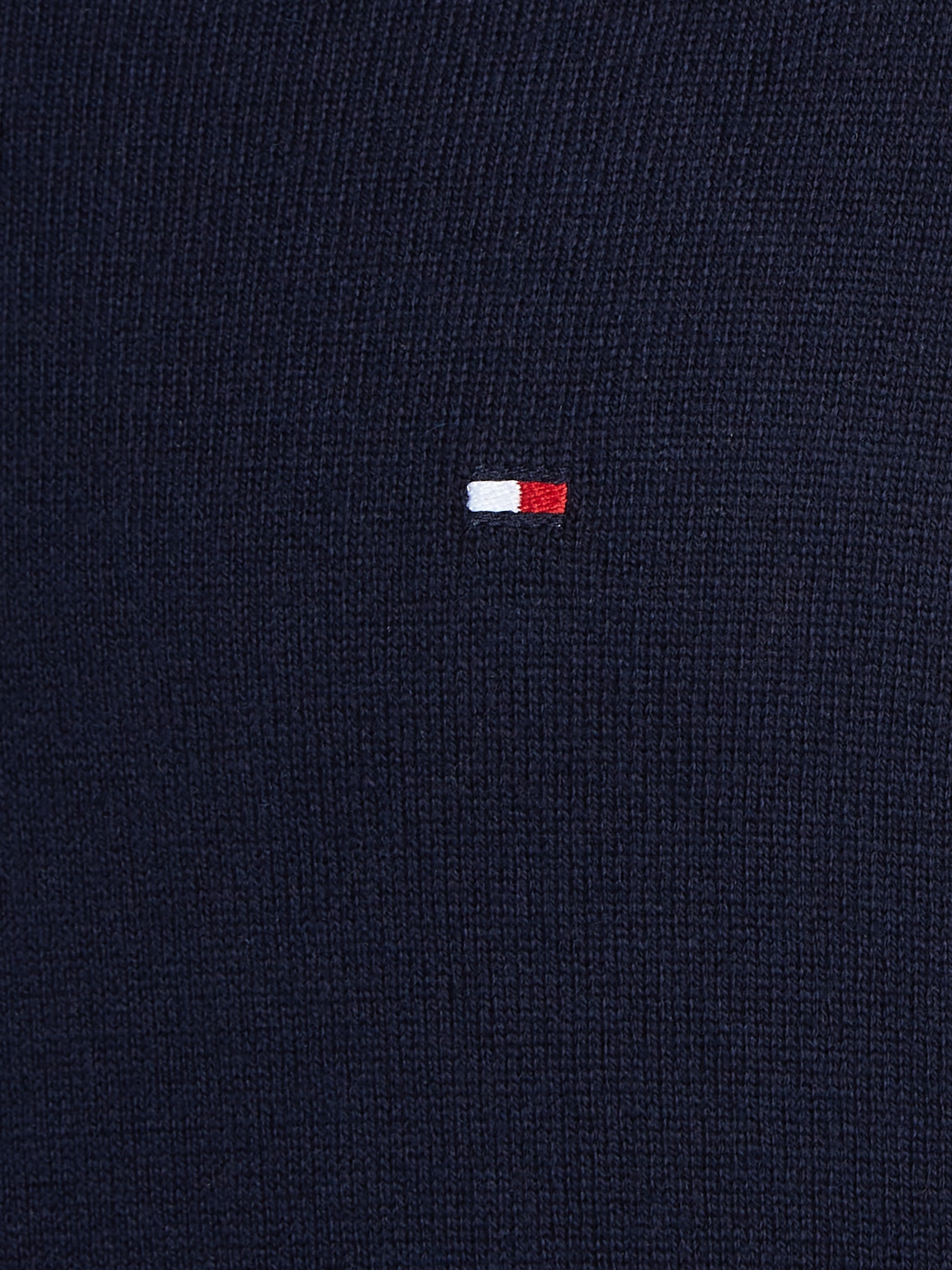 Tommy Hilfiger V-Ausschnitt-Pullover »PIMA ORG CTN CASHMERE V NECK«