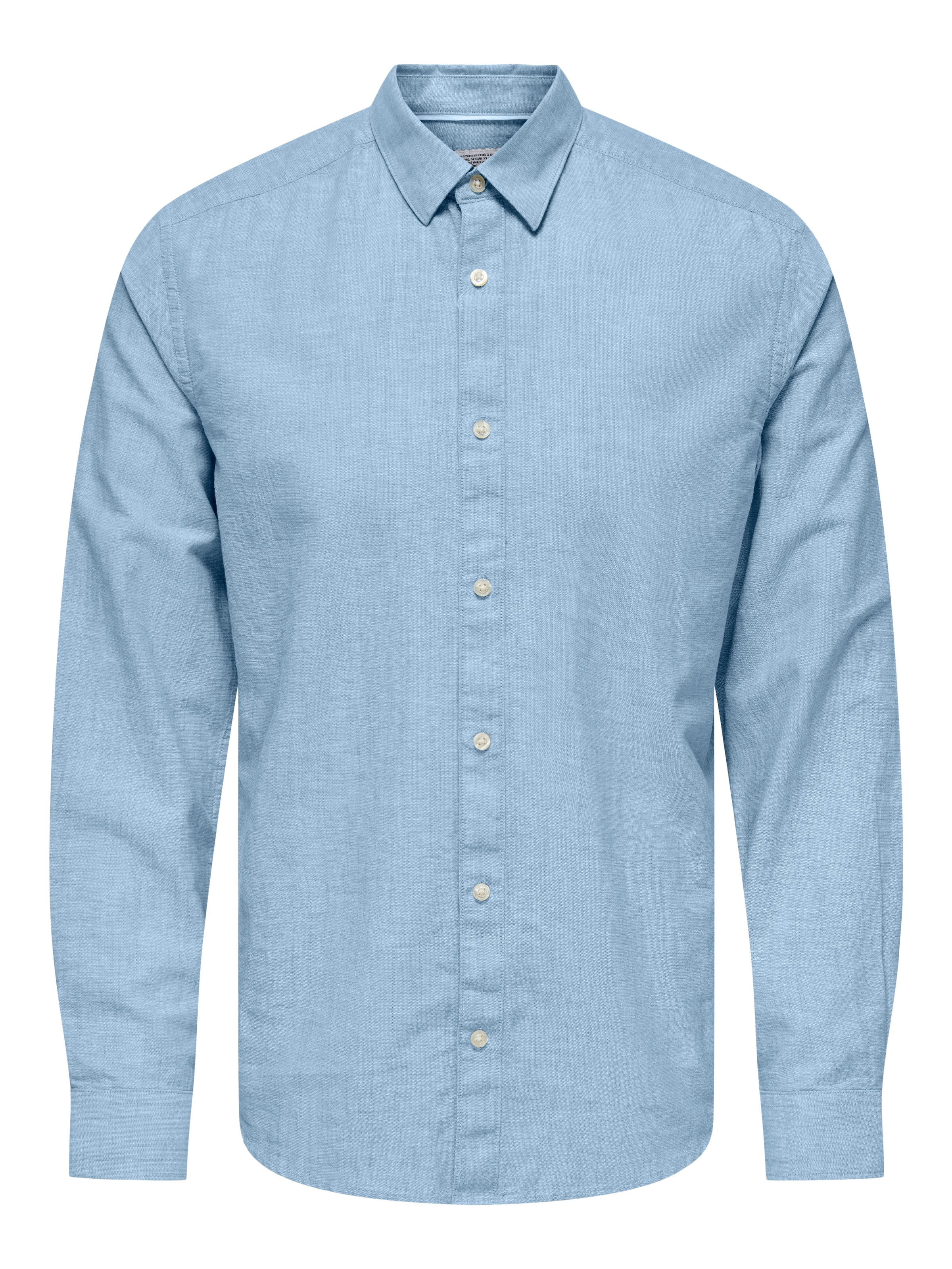ONLY & SONS Langarmhemd »ONSCANTLEY LIFE LS SOLID LINEN SHIR OTL«