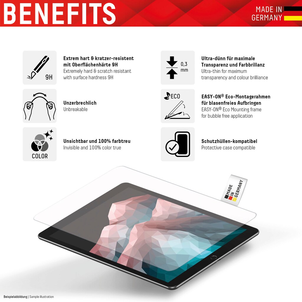 Displex Displayschutzglas »Tablet Glass - Samsung Galaxy Tab A8«