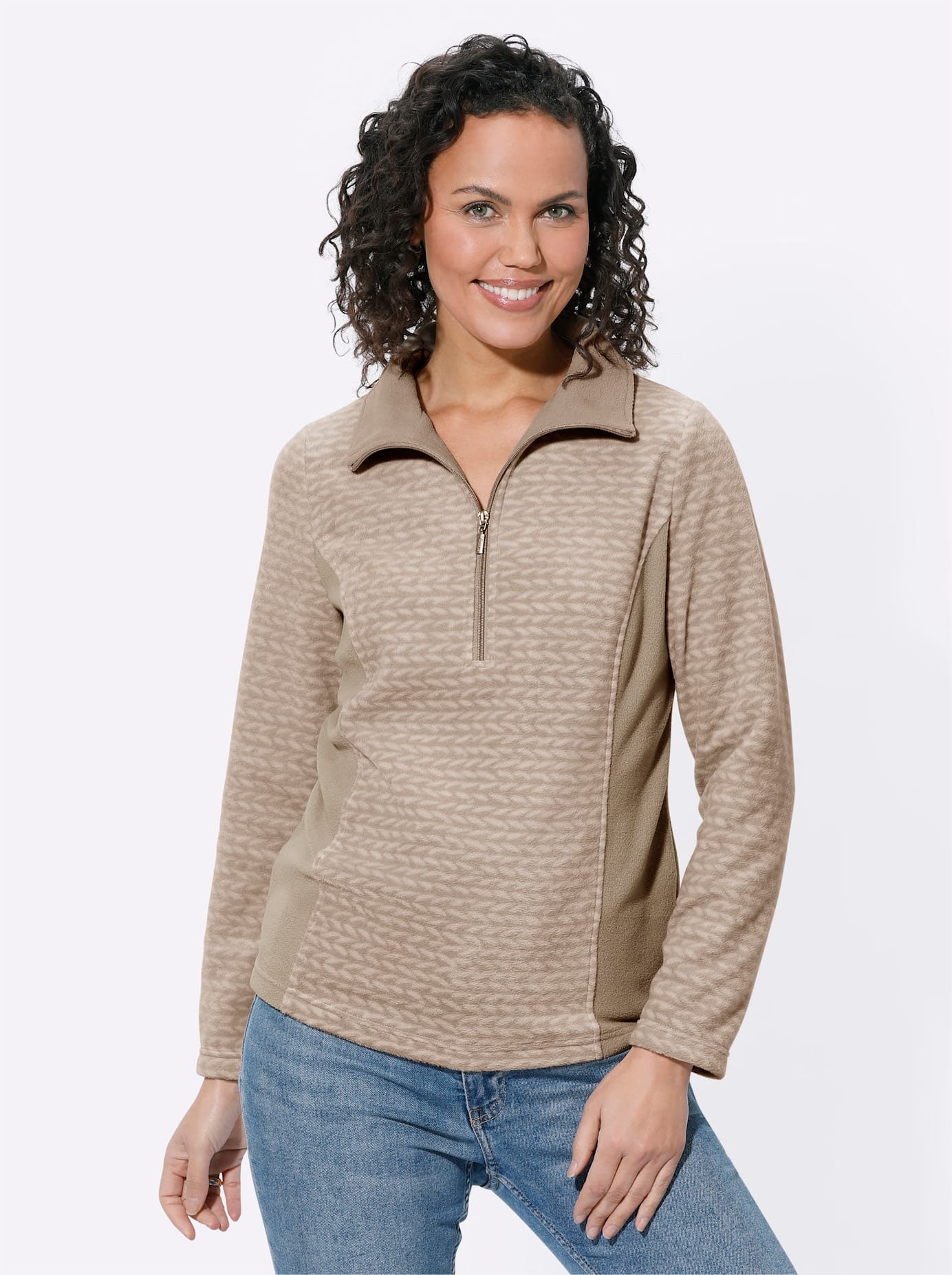 Casual Looks Fleeceshirt »Fleece-Shirt« 1 Stk.