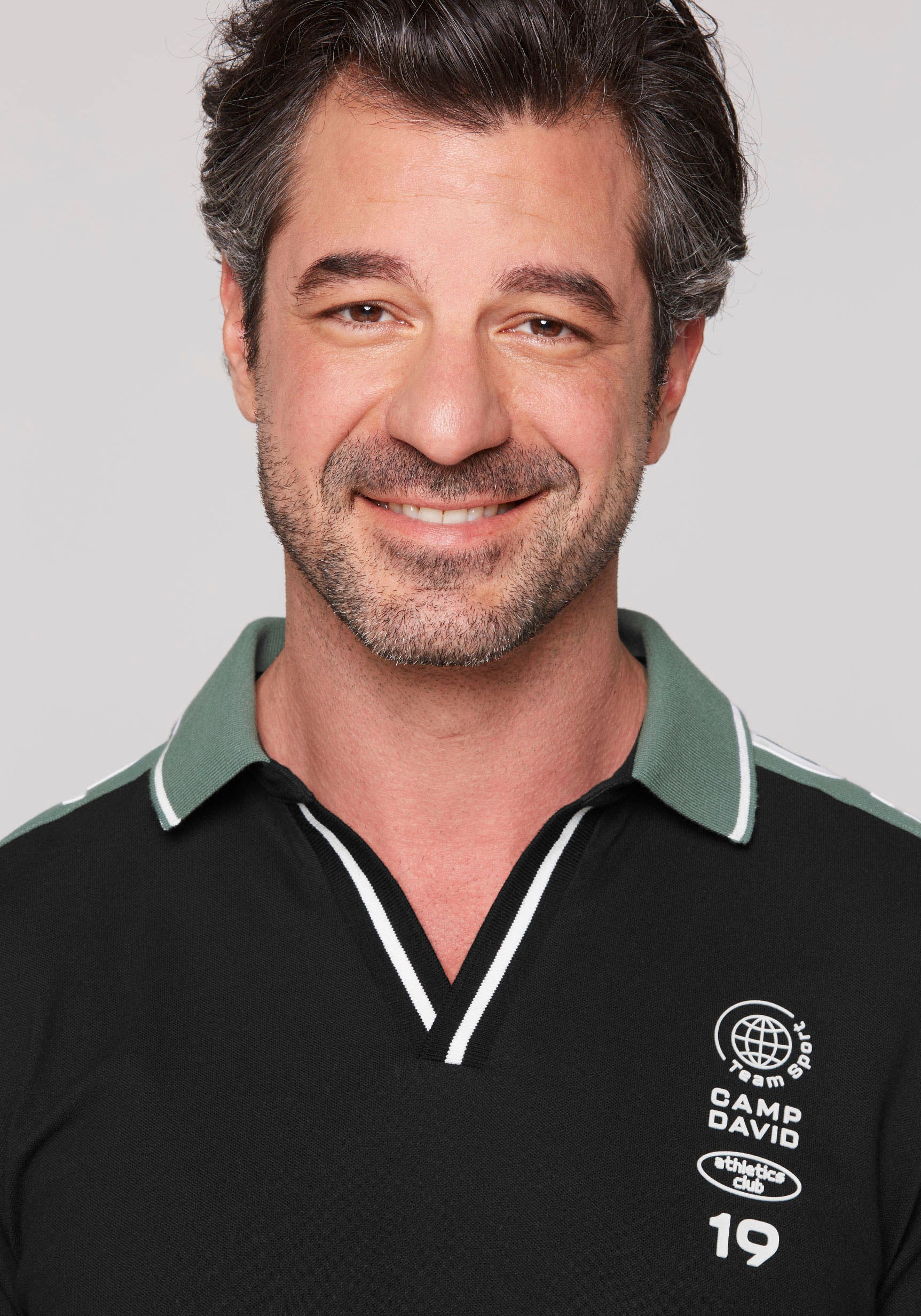 CAMP DAVID Poloshirt, mit Logodrucken