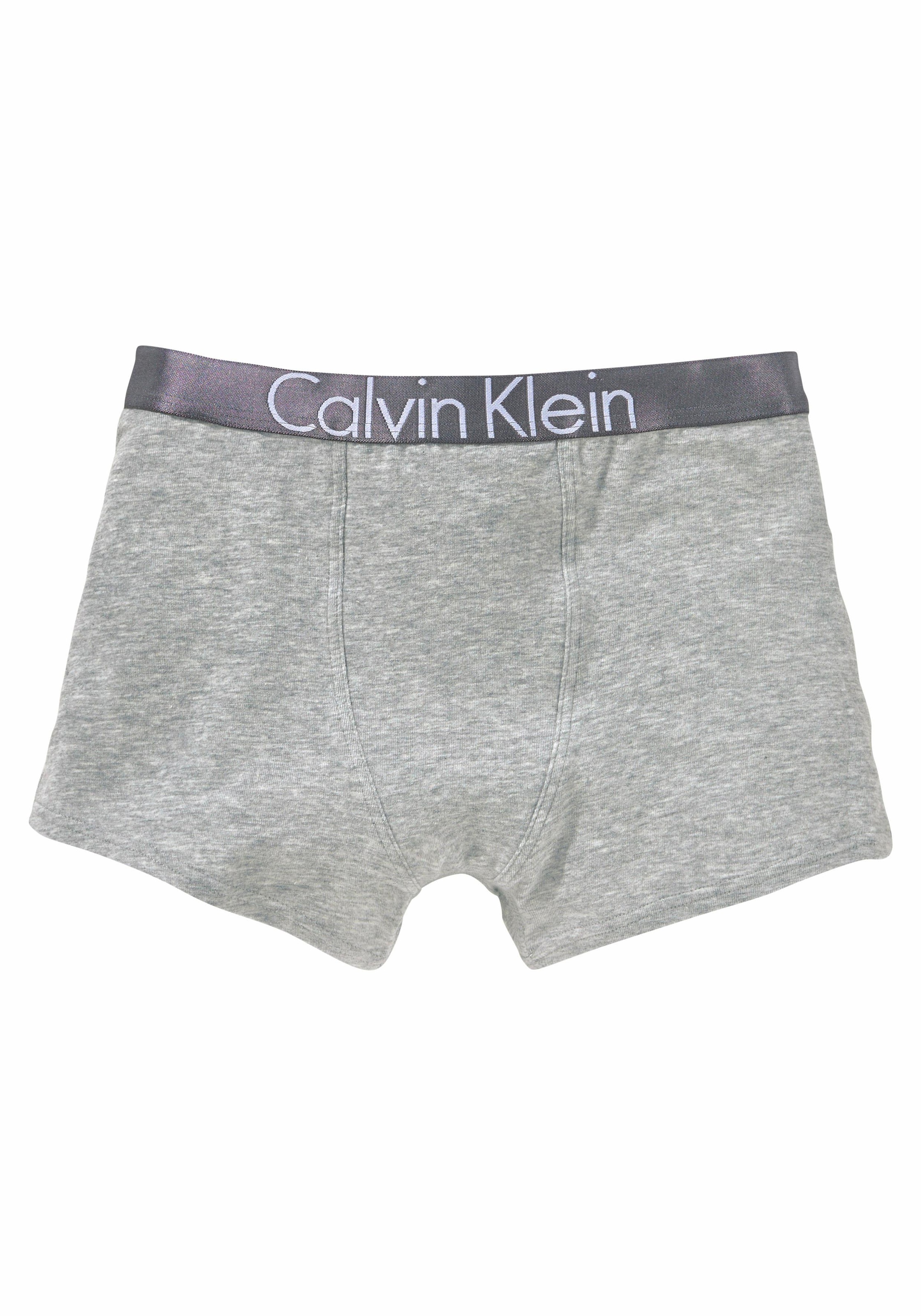 ✵ Calvin Klein Jelmoli-Versand Boxer, Kids günstig (2 Junior | St.), Bund Kinder silberfarbenen MiniMe,mit ordern
