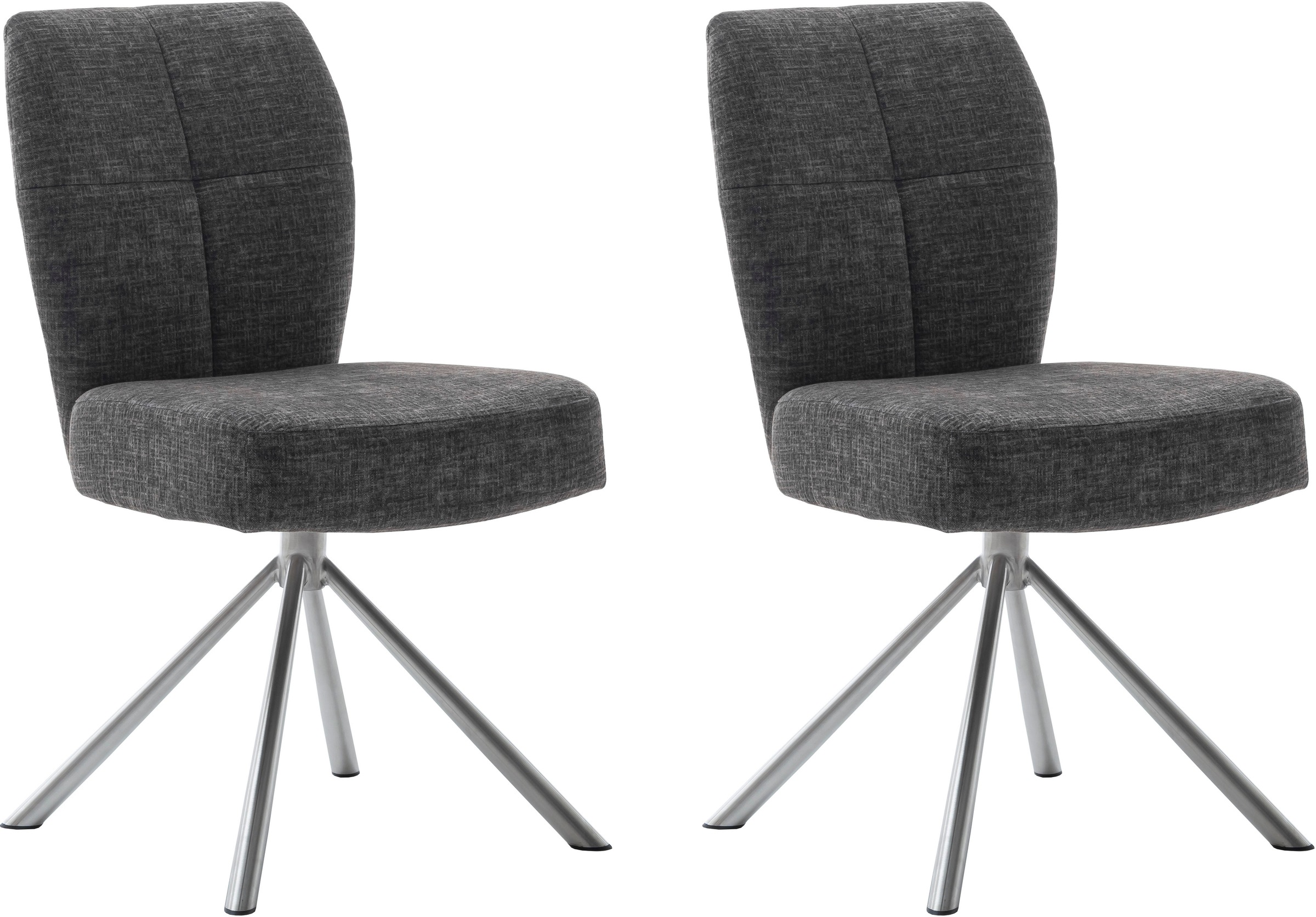 MCA furniture Esszimmerstuhl »KEA«, (2er-Set), 360°,Taschenfederkern, belastbar 120 kg, Sitzhöhe ca. 50 cm