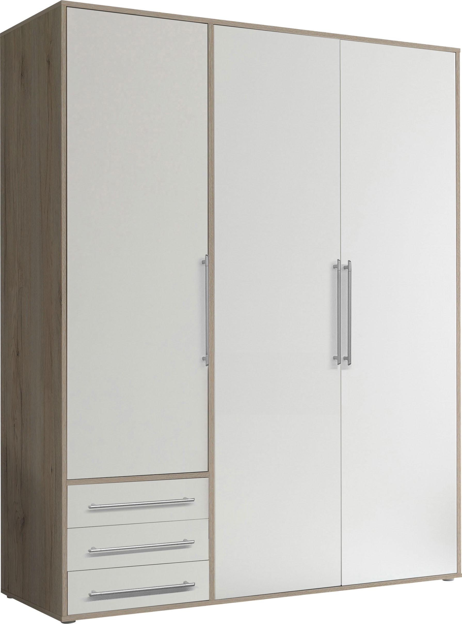Schlafkontor Drehtürenschrank »Lyss Schrank, Kleiderschrank mit Drehtüren«, in verschiedenen Farben und Grössen erhältlich