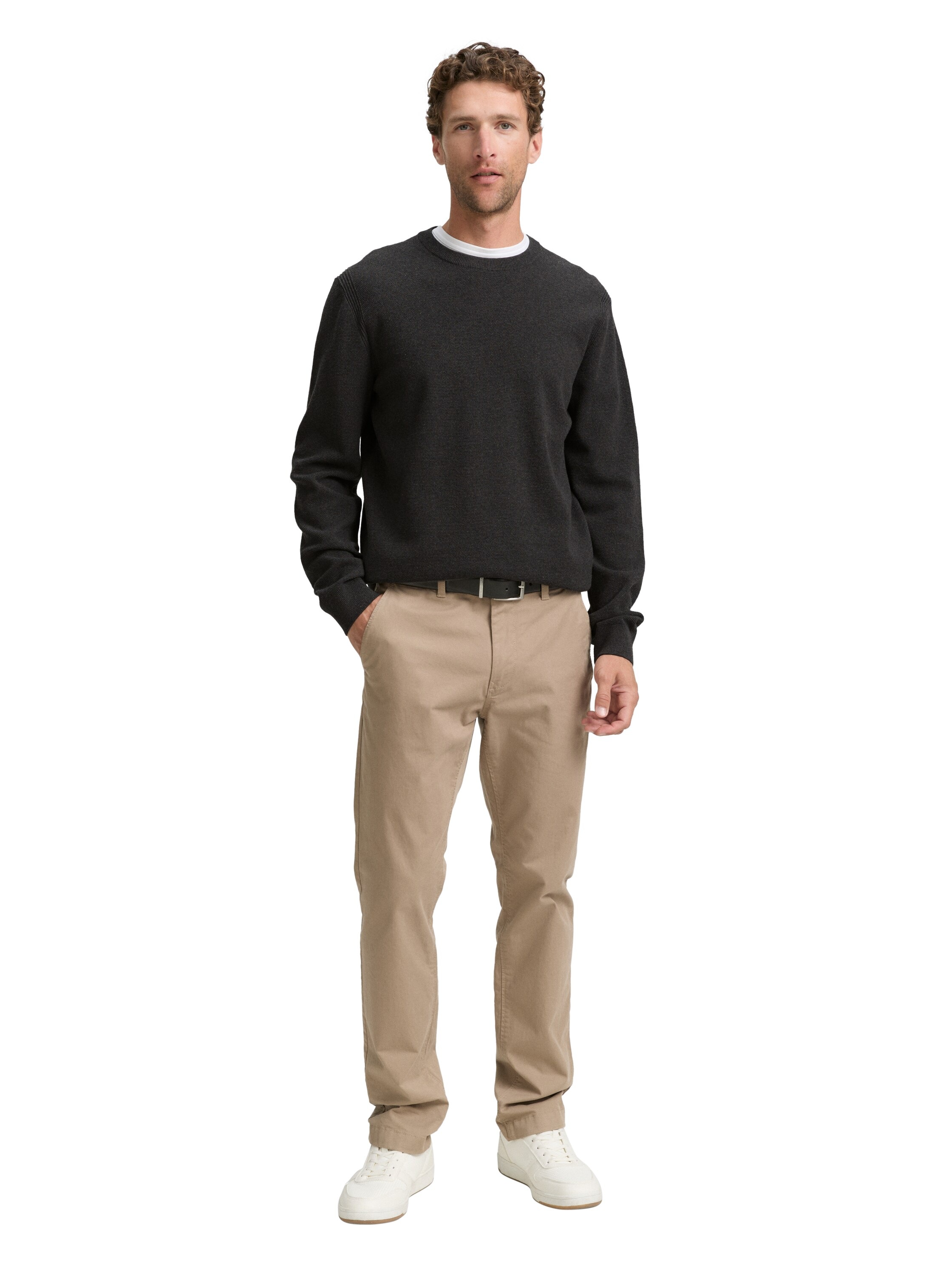TOM TAILOR Strickpullover, mit Bündchen