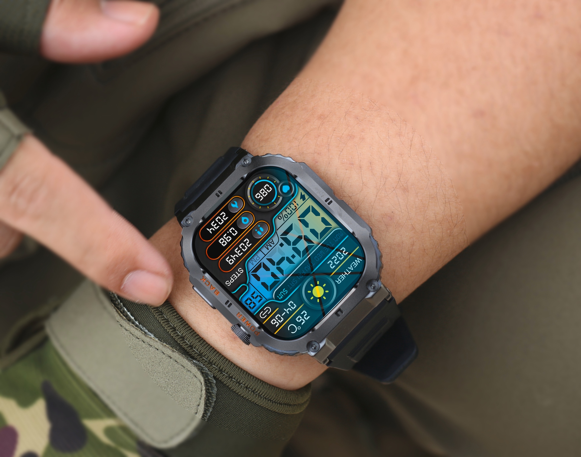 Denver Smartwatch »Smartwatch SWC-191«, (4,98 cm / 1,96 Zoll), 0,000578 GB