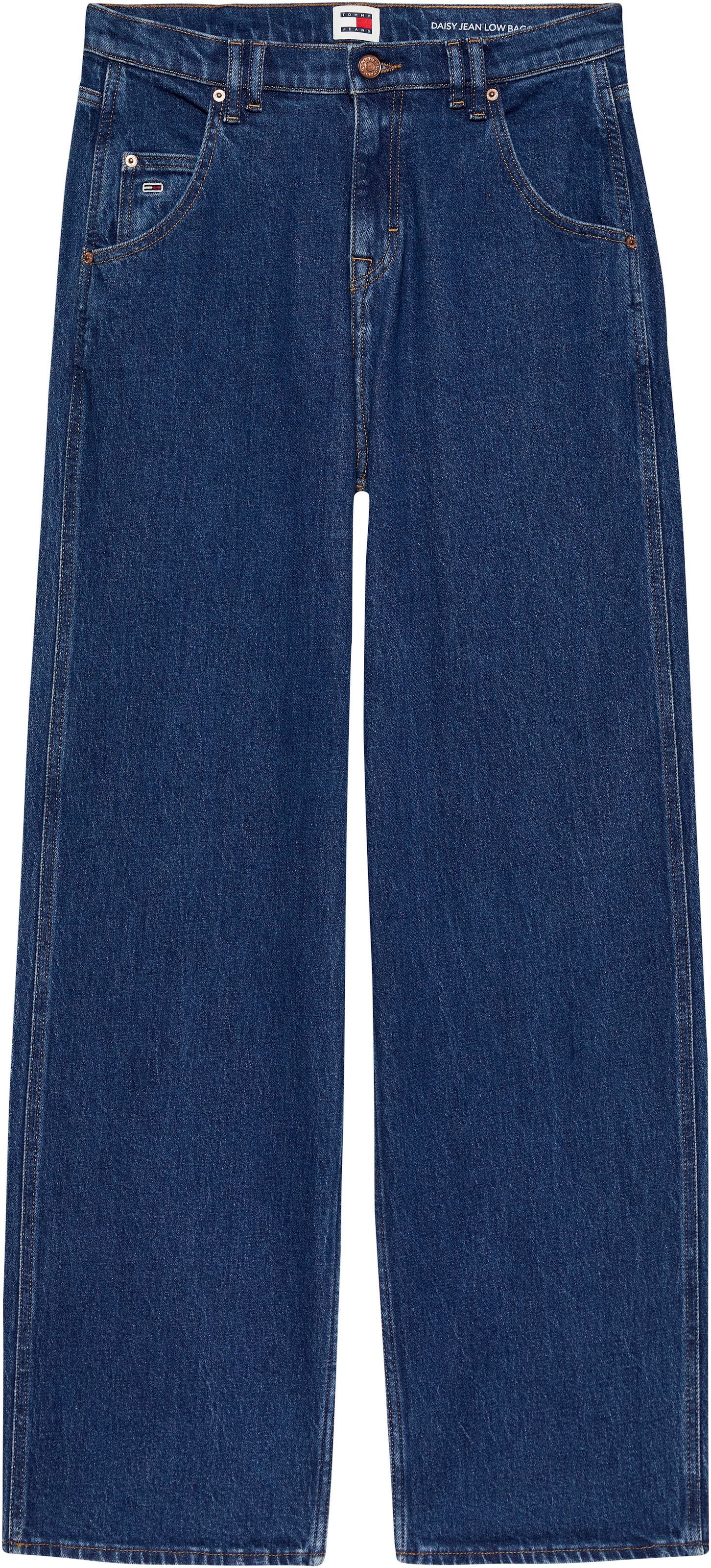 Tommy Jeans Weite Jeans »DAISY JEAN LW BGY BH6110«, mit Logostickerei